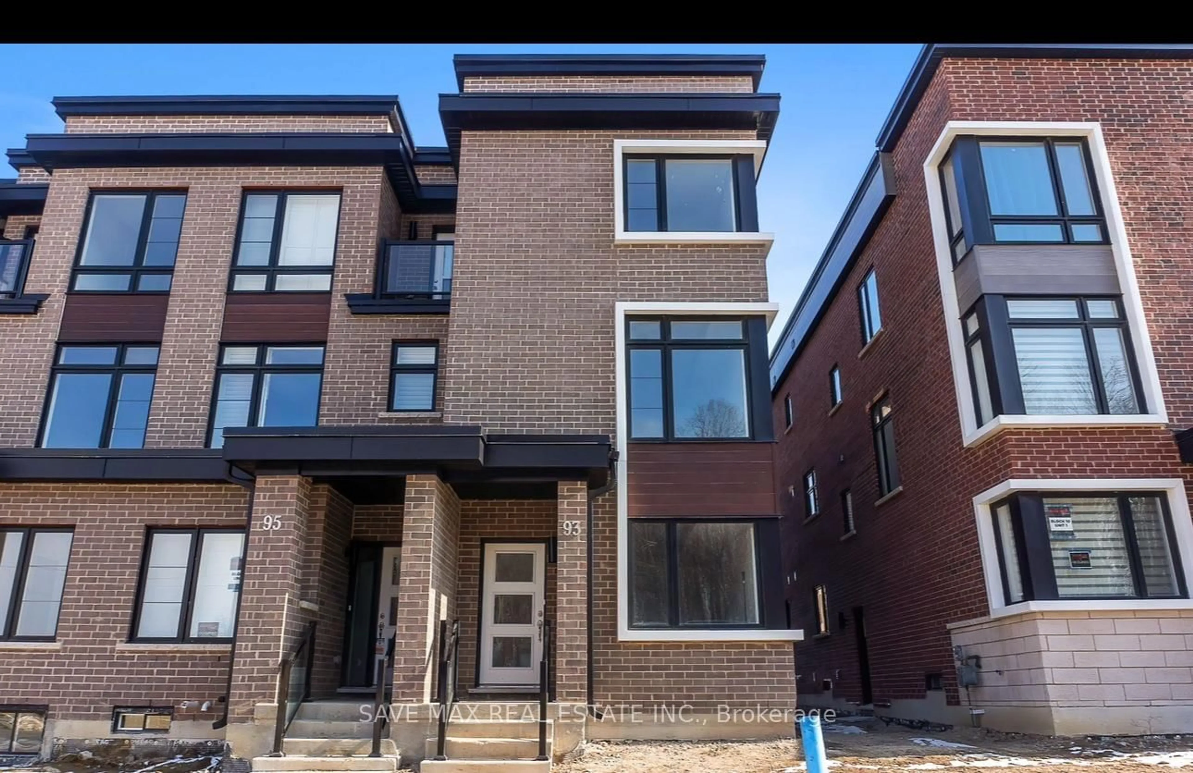 Home with brick exterior material, street for 93 Cornell Rouge Blvd, Markham Ontario L6B 1R1