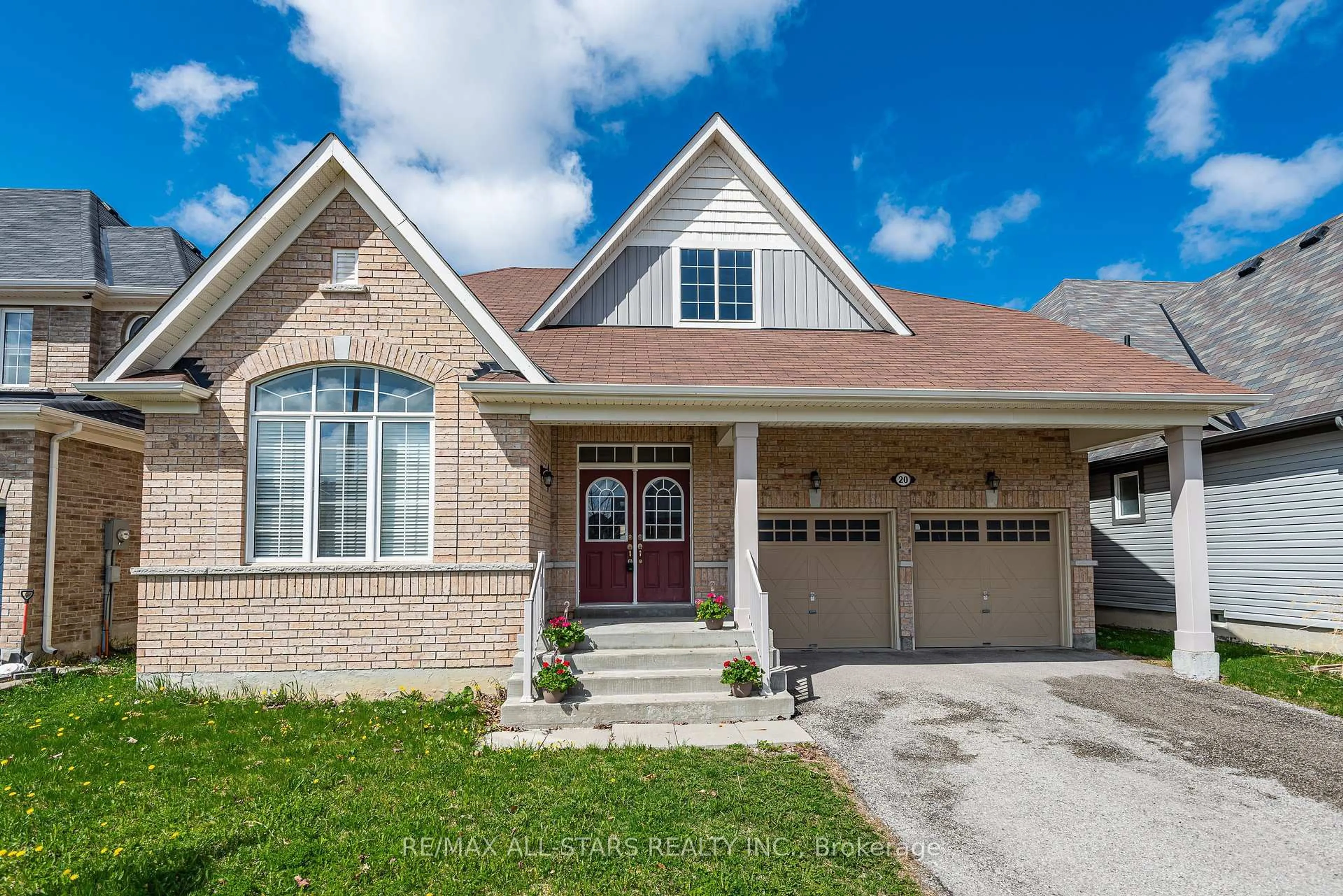 Home with brick exterior material, street for 20 Beechener St, Georgina Ontario L0E 1R0