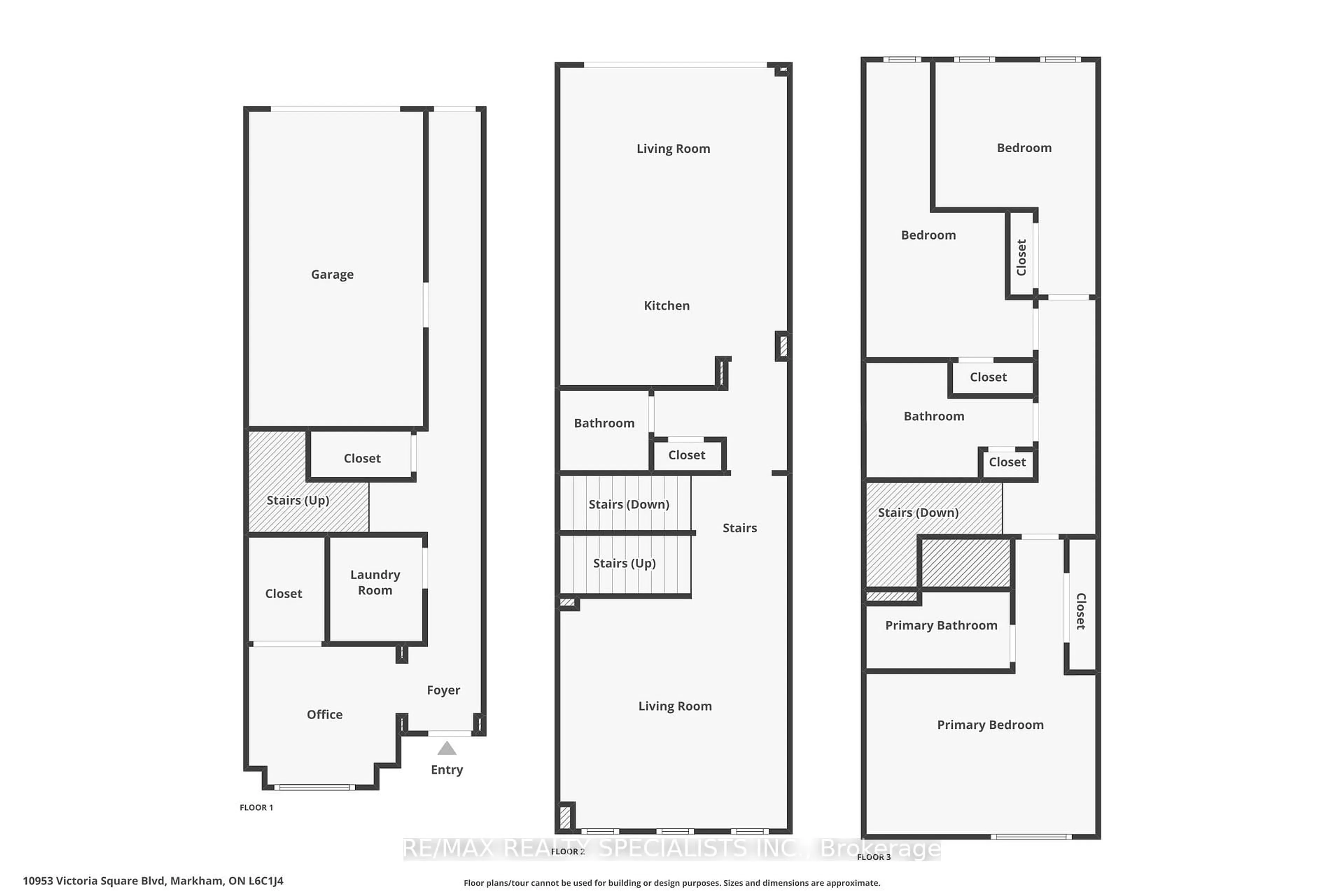 Floor plan for 10953 VICTORIA SQUARE Blvd, Markham Ontario L6C 0Z2