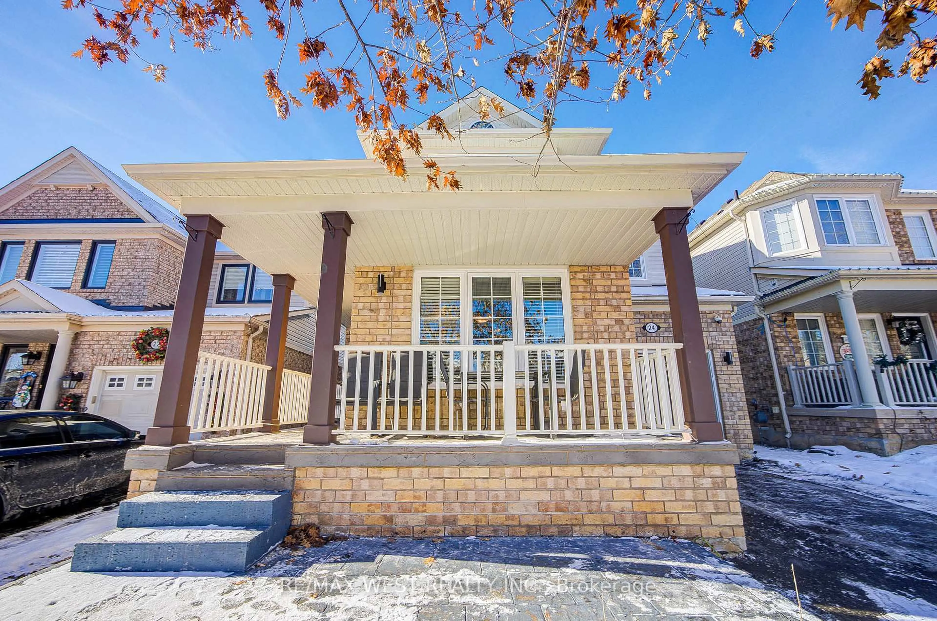 Home with brick exterior material, street for 24 Davidson Dr, New Tecumseth Ontario L9R 0E4