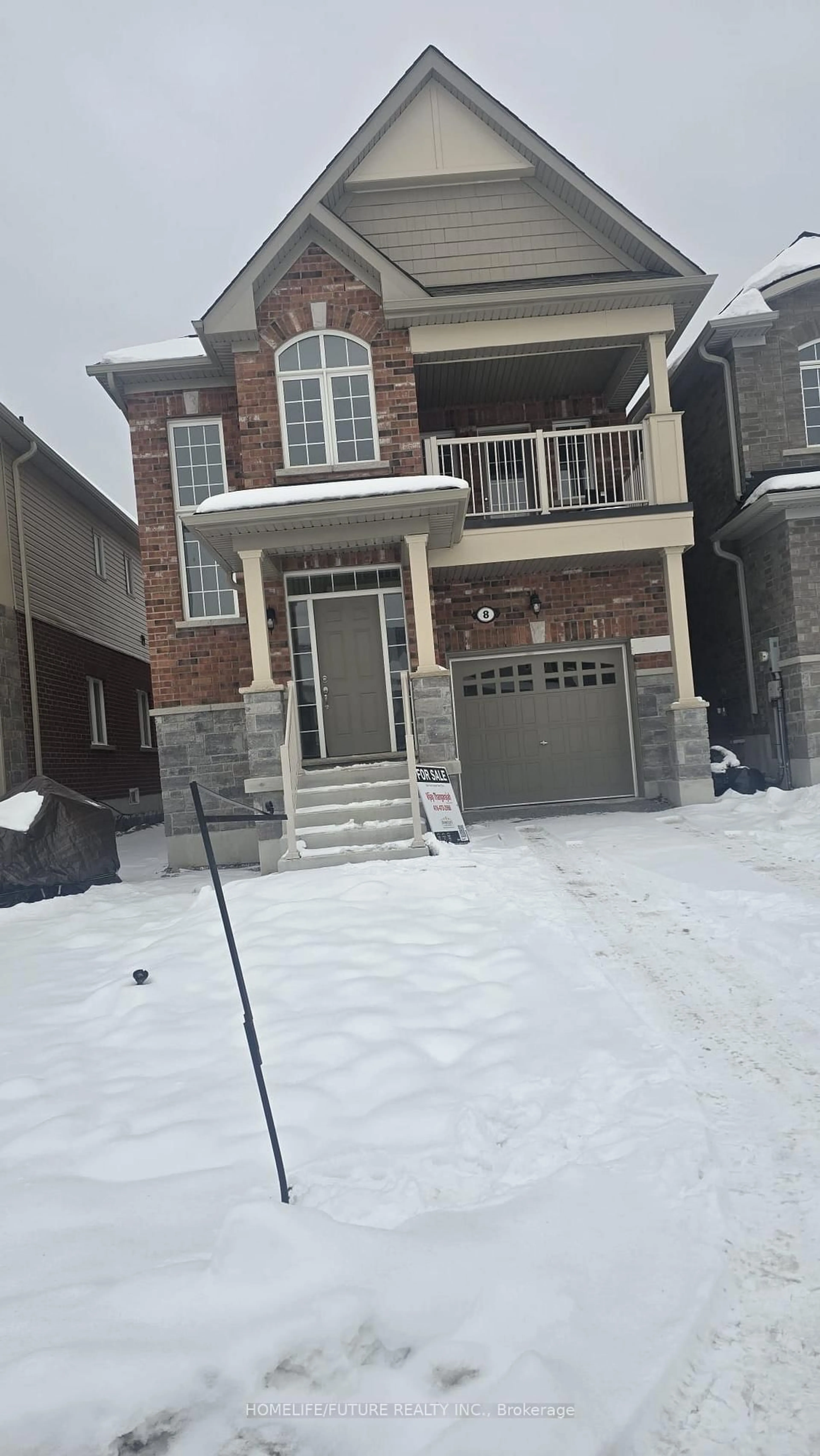 Home with brick exterior material, street for 8 Grieve Ave, Georgina Ontario L0E 1R0