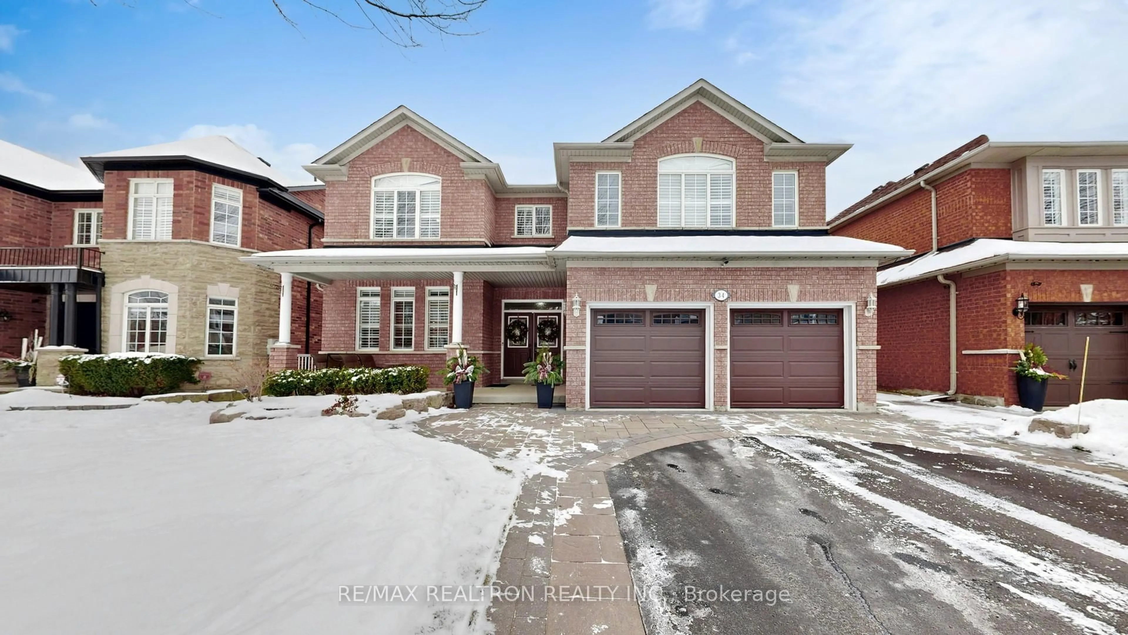 Home with brick exterior material, street for 34 Houser St, Markham Ontario L6E 1H9
