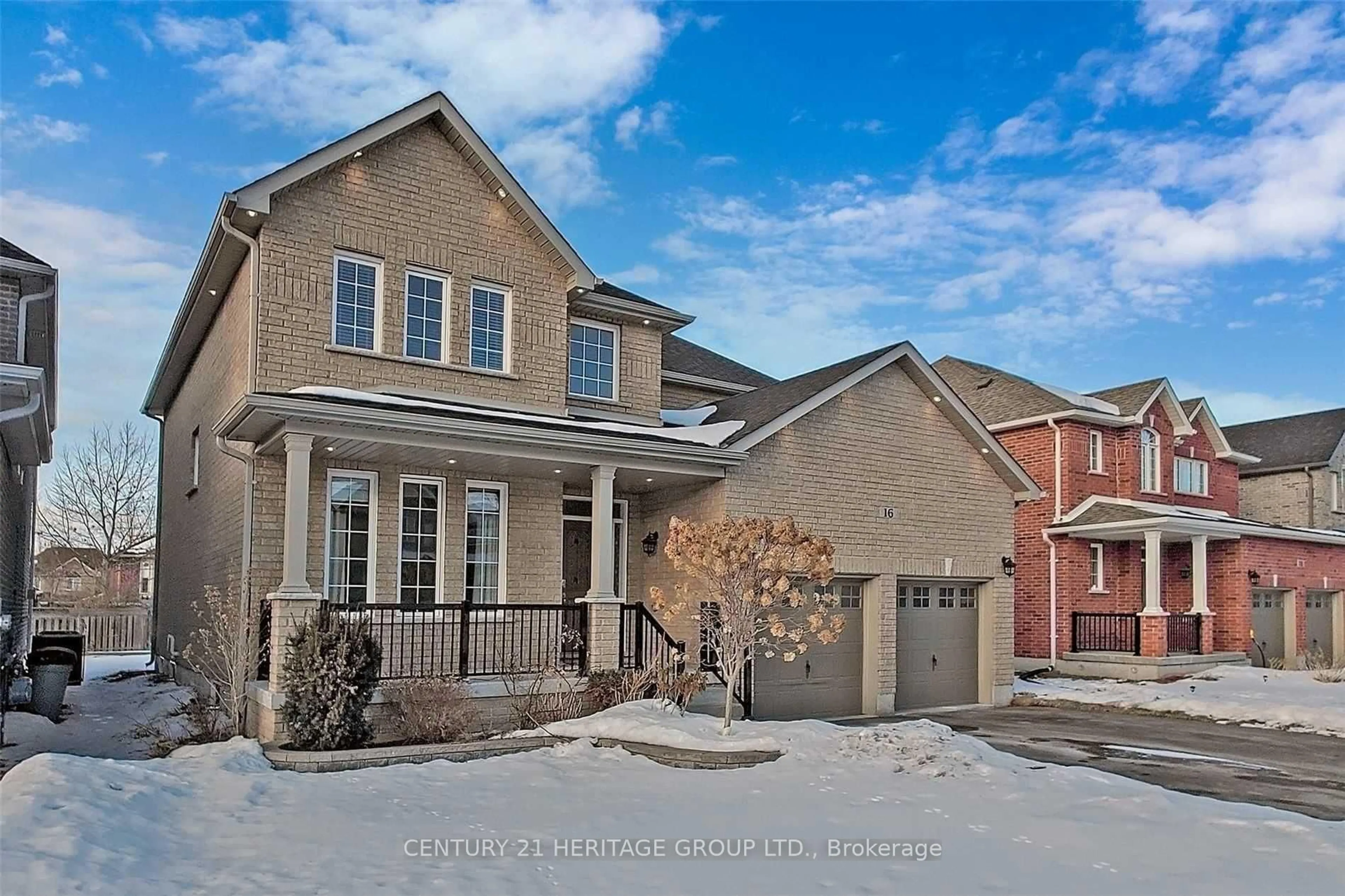 Home with brick exterior material, street for 16 Tim Jacobs Dr, Georgina Ontario L4P 4C7