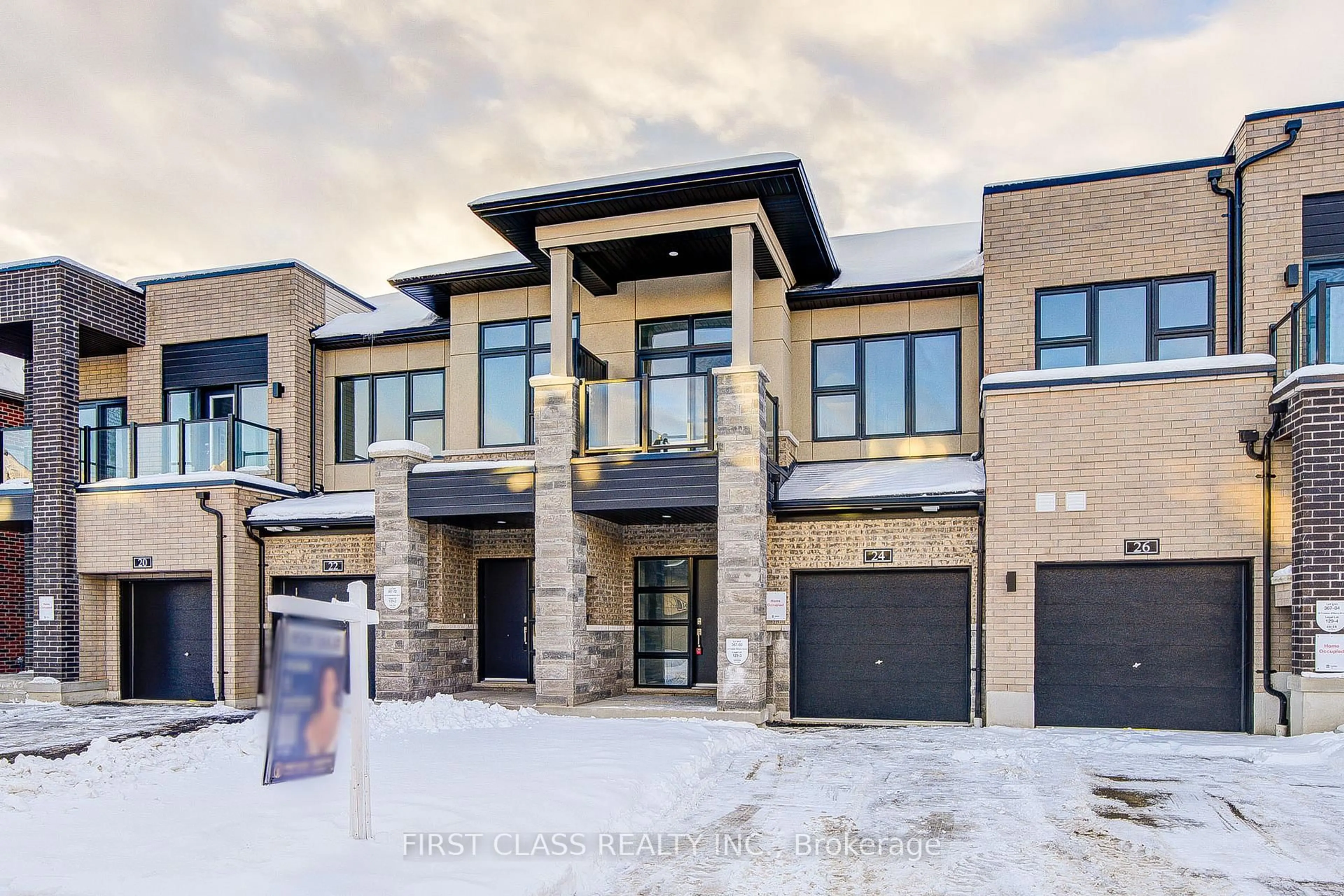 Home with brick exterior material, street for 24 Freeman Williams St, Markham Ontario L6C 3M8