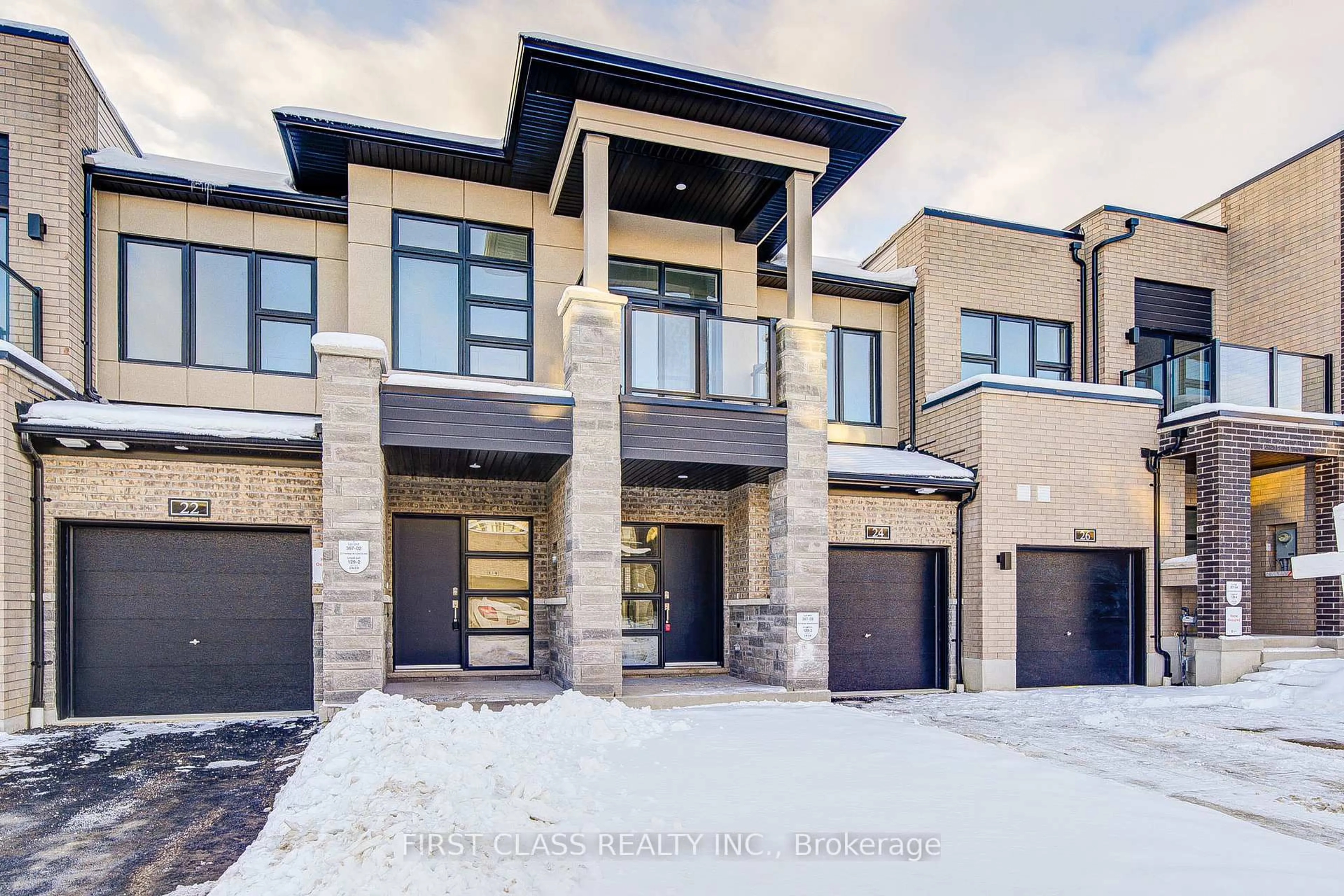 Home with brick exterior material, street for 24 Freeman Williams St, Markham Ontario L6C 3M8