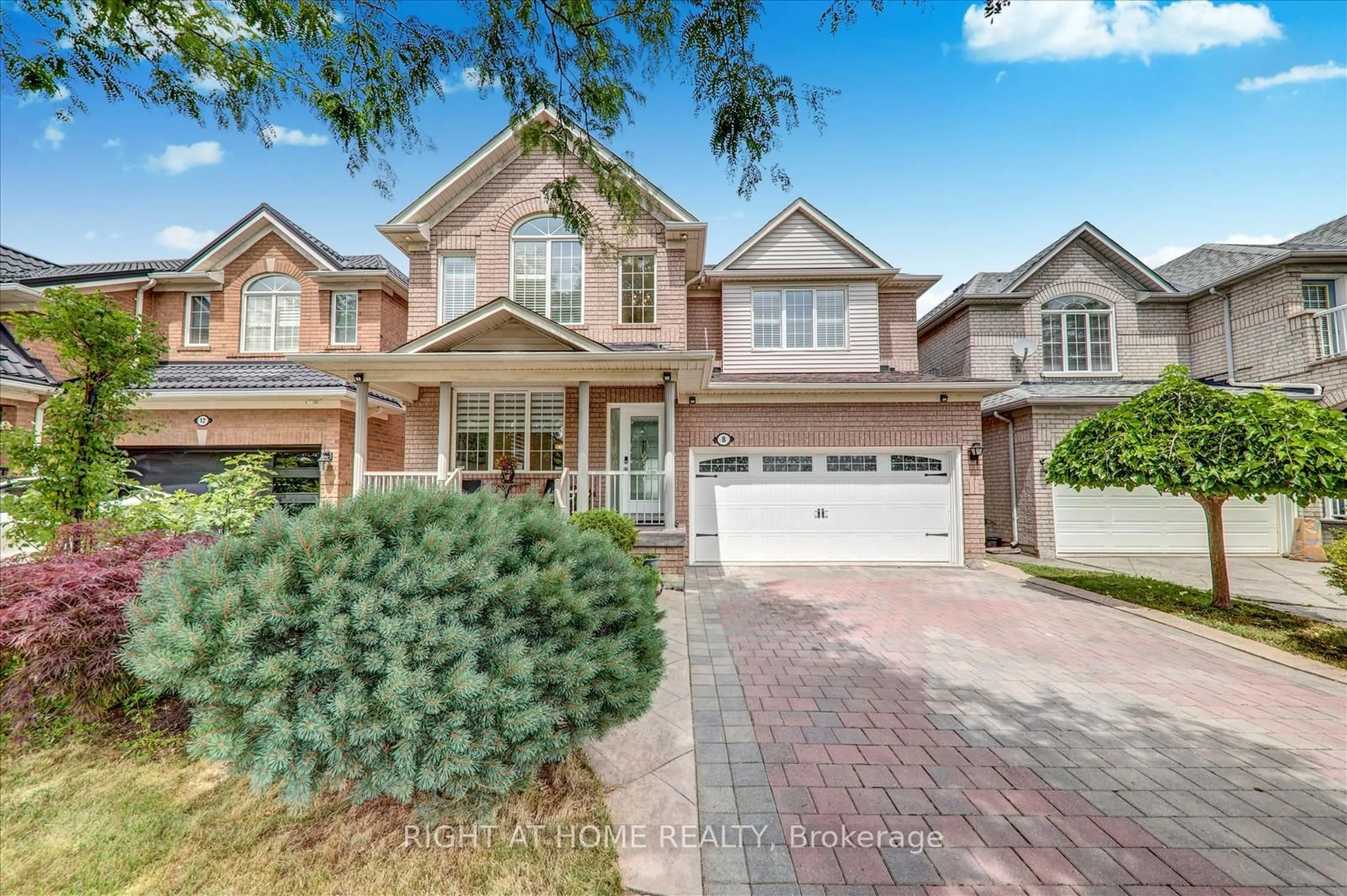 Home with brick exterior material, street for 8 Santa Maria Tr, Vaughan Ontario L6A 2Y7