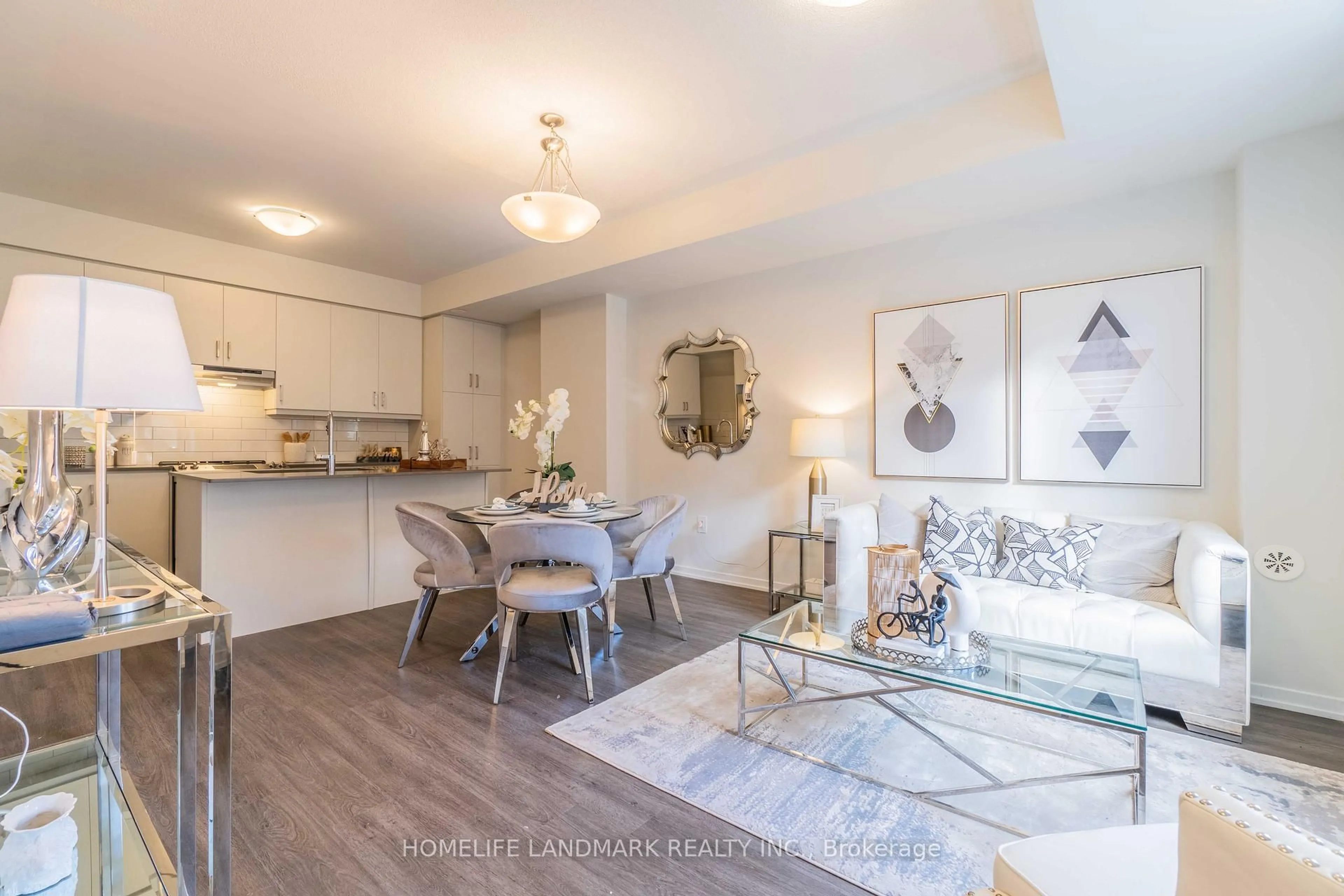 Open concept kitchen, unknown for 10 Almond Blossom Mews #TH109, Vaughan Ontario L4K 0N6