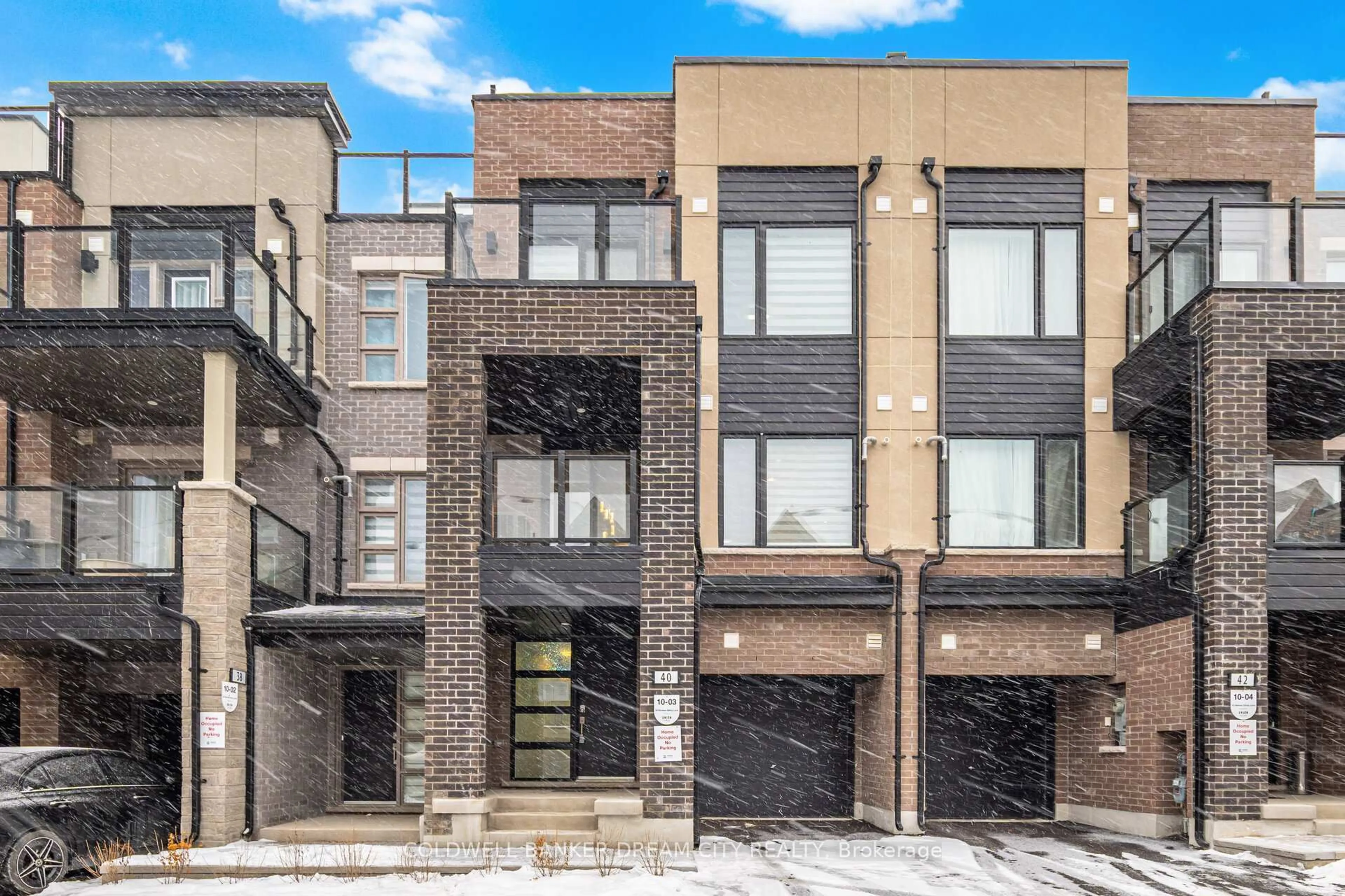 Home with brick exterior material, street for 40 Herman Gilroy Lane, Markham Ontario L6C 3L7