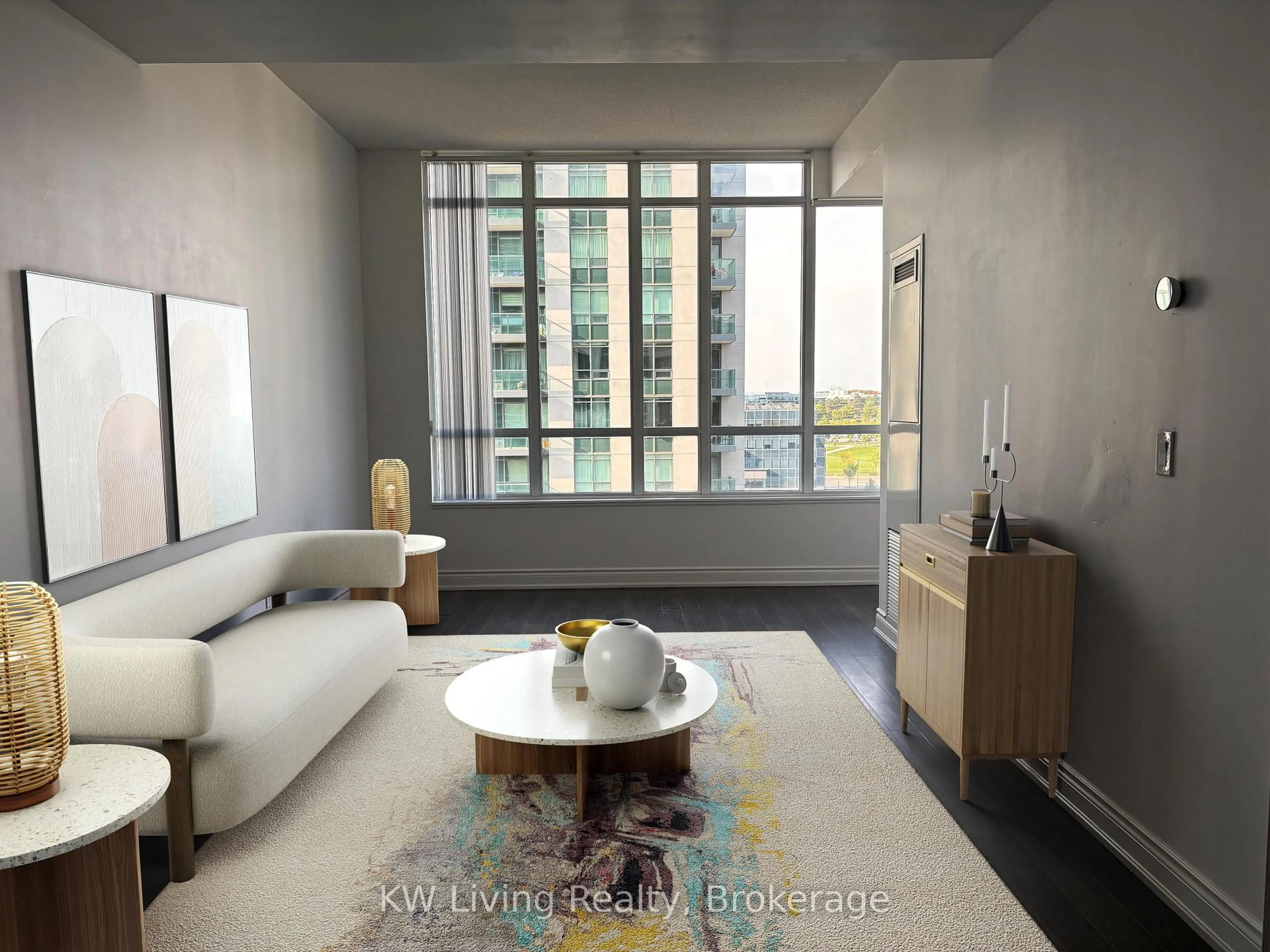 Living room with furniture, unknown for 89 South Town Centre Blvd #910, Markham Ontario L6G 0E8