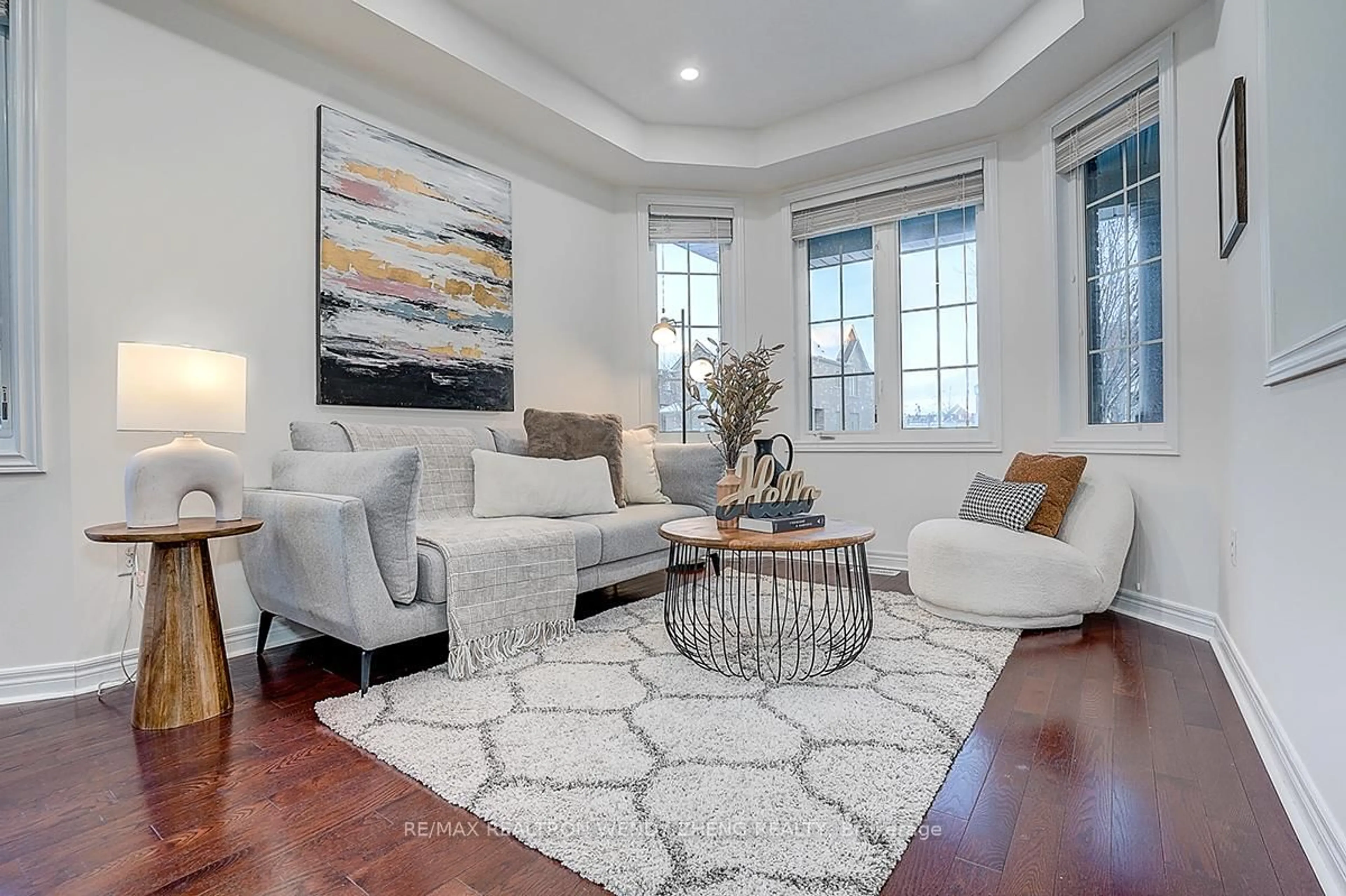 Living room with furniture, unknown for 12 Scheel Dr, Markham Ontario L6E 0M2