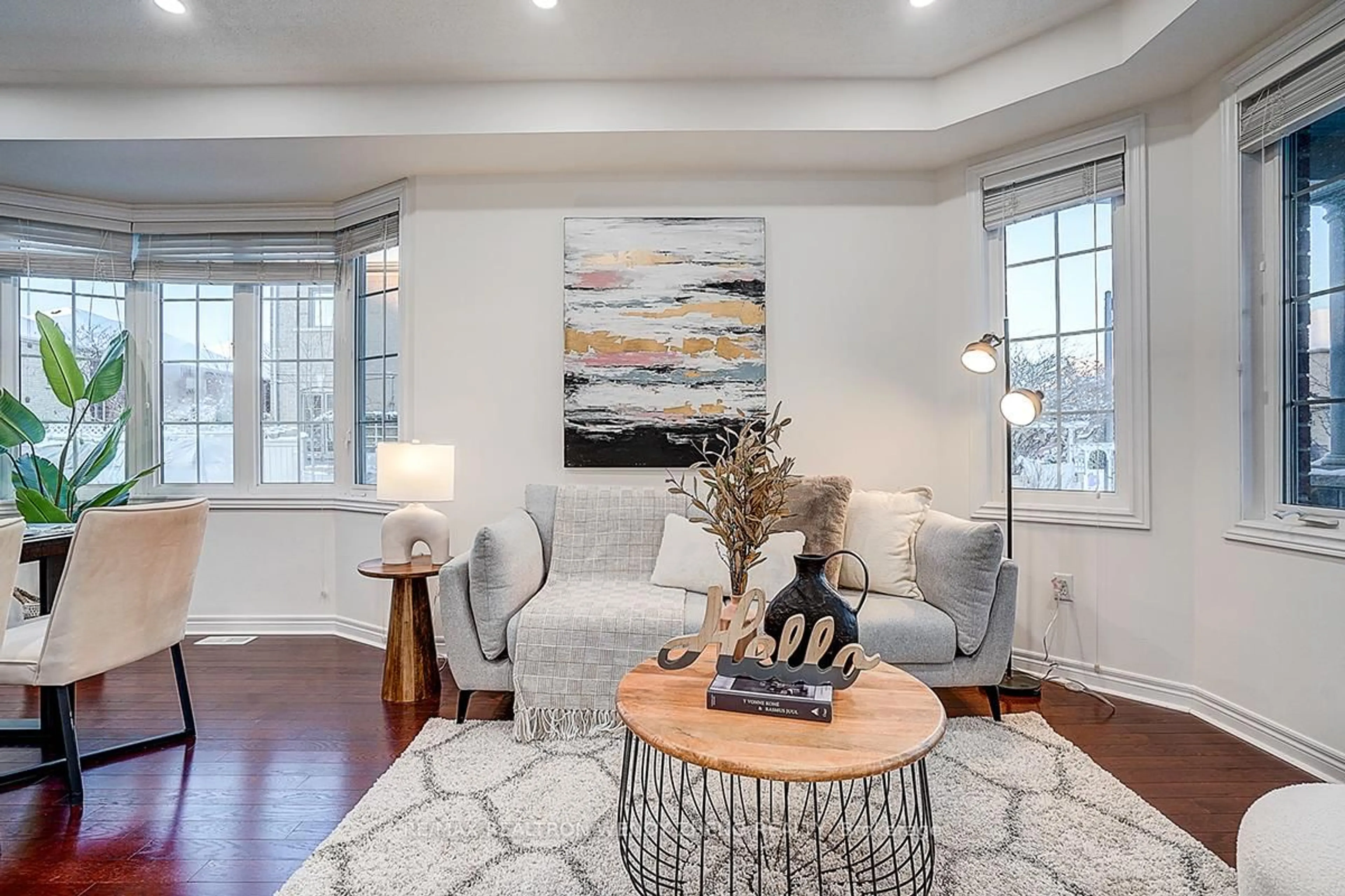 Living room with furniture, unknown for 12 Scheel Dr, Markham Ontario L6E 0M2