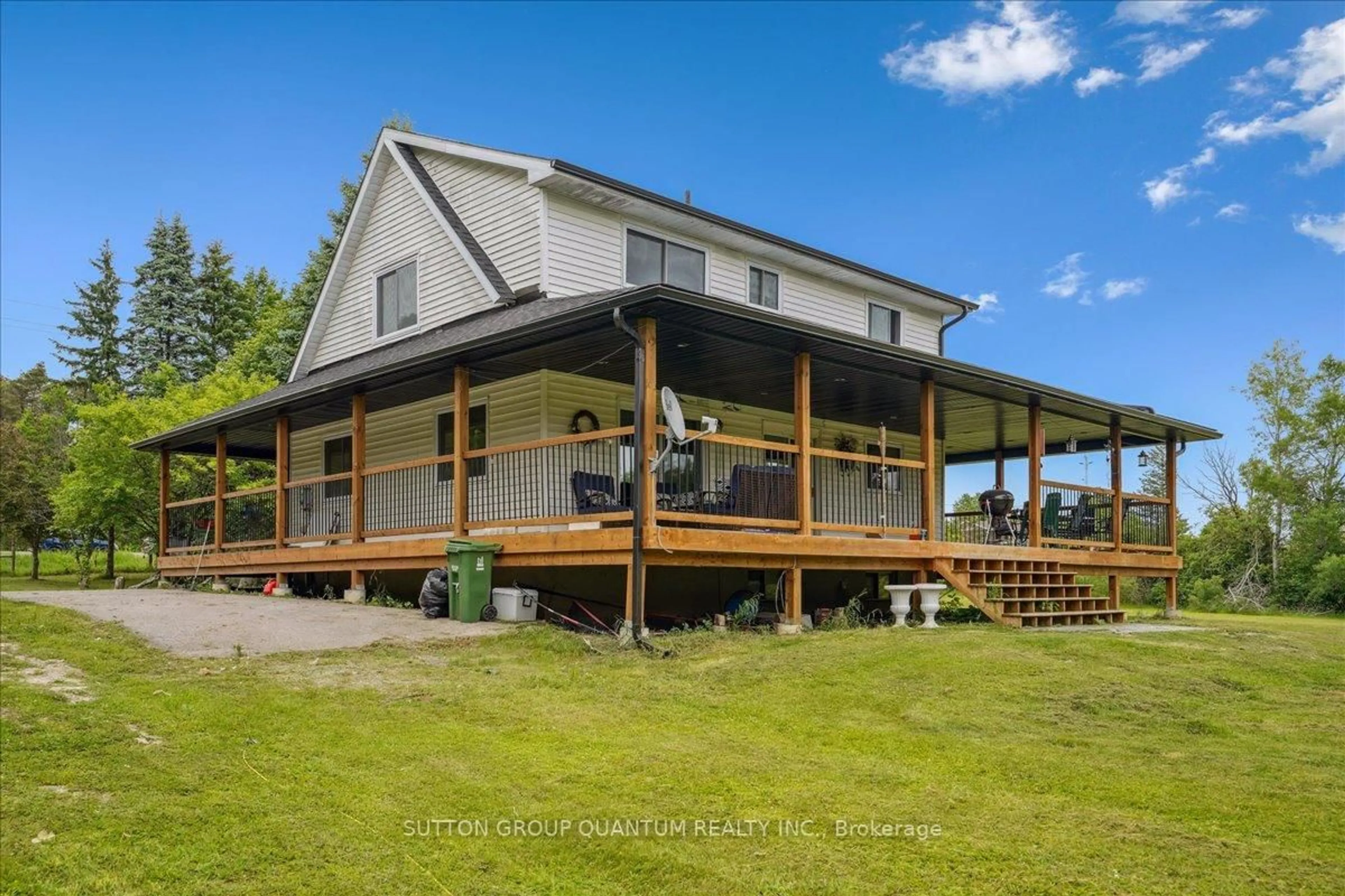 A pic from outside/outdoor area/front of a property/back of a property/a pic from drone, unknown for 12700 Highway 12, Brock Ontario L0C 1H0