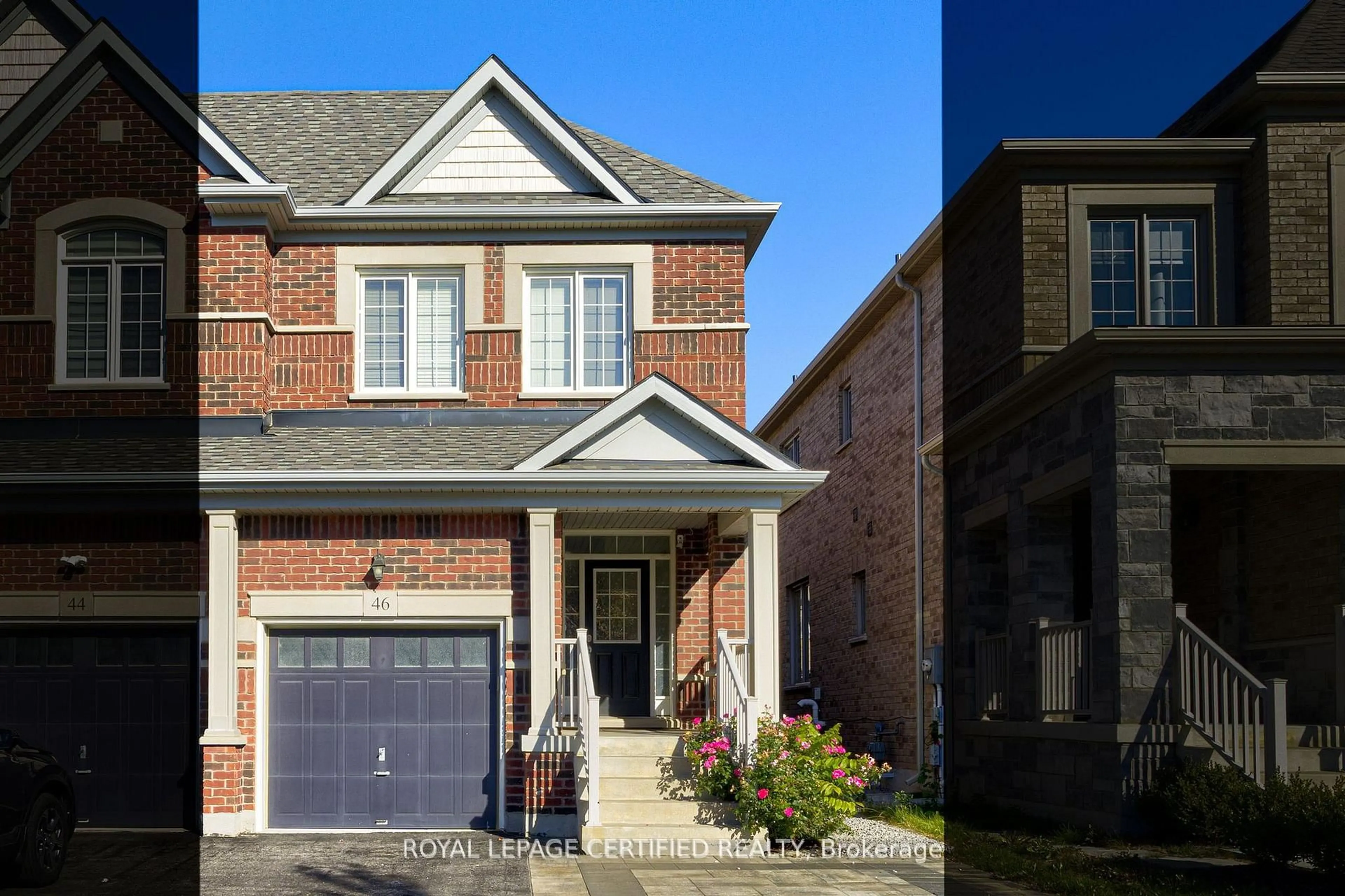 Home with brick exterior material, street for 46 Deer Pass Rd, East Gwillimbury Ontario L9N 0L6