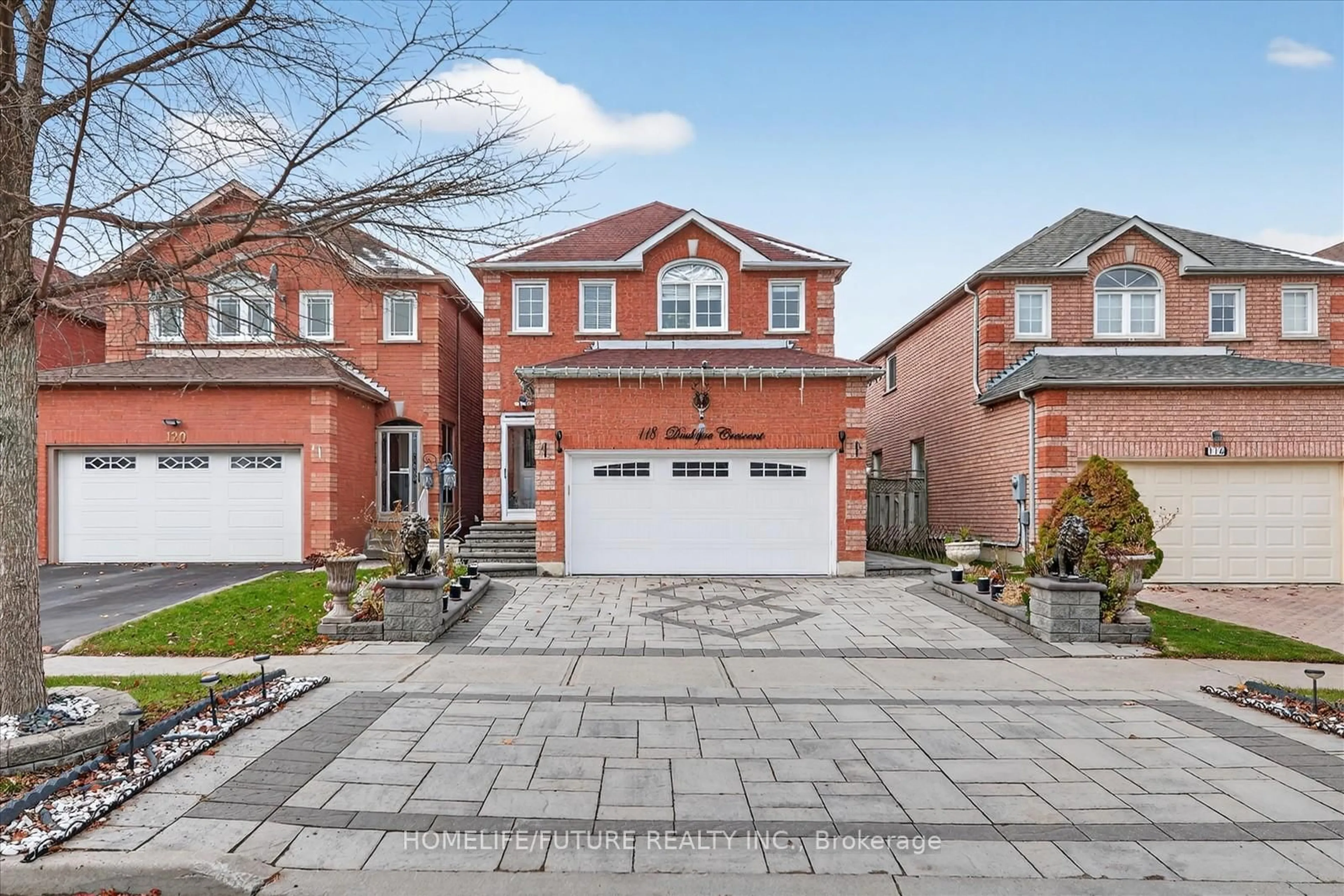 Home with brick exterior material, street for 118 Doubtfire Cres, Markham Ontario L3S 3V5