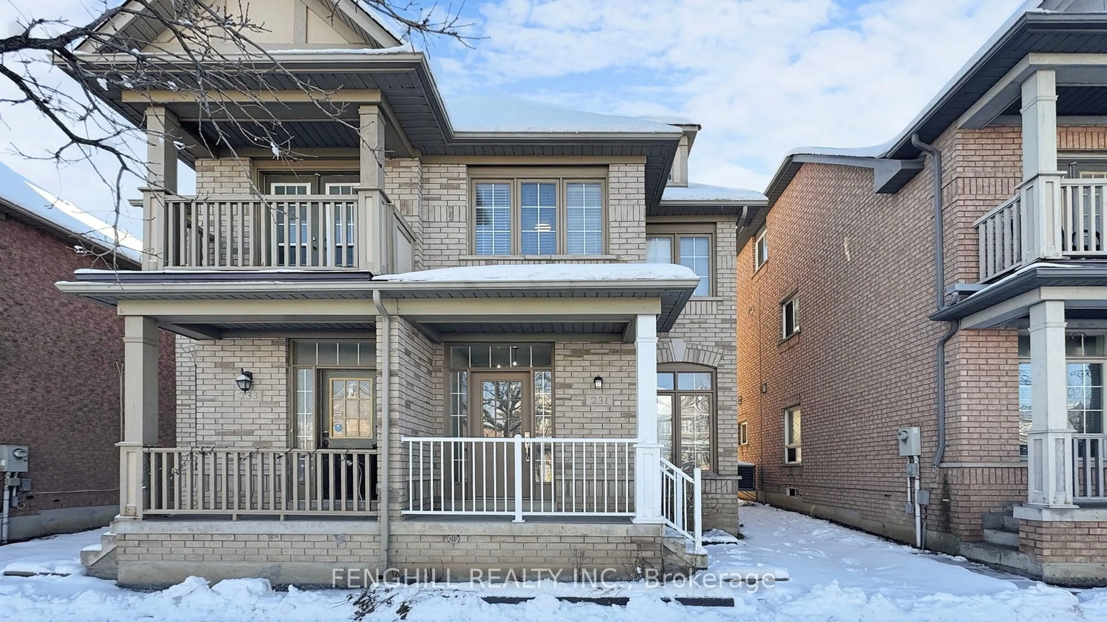 Home with brick exterior material, street for 231 Bur Oak Ave, Markham Ontario L6C 2L7