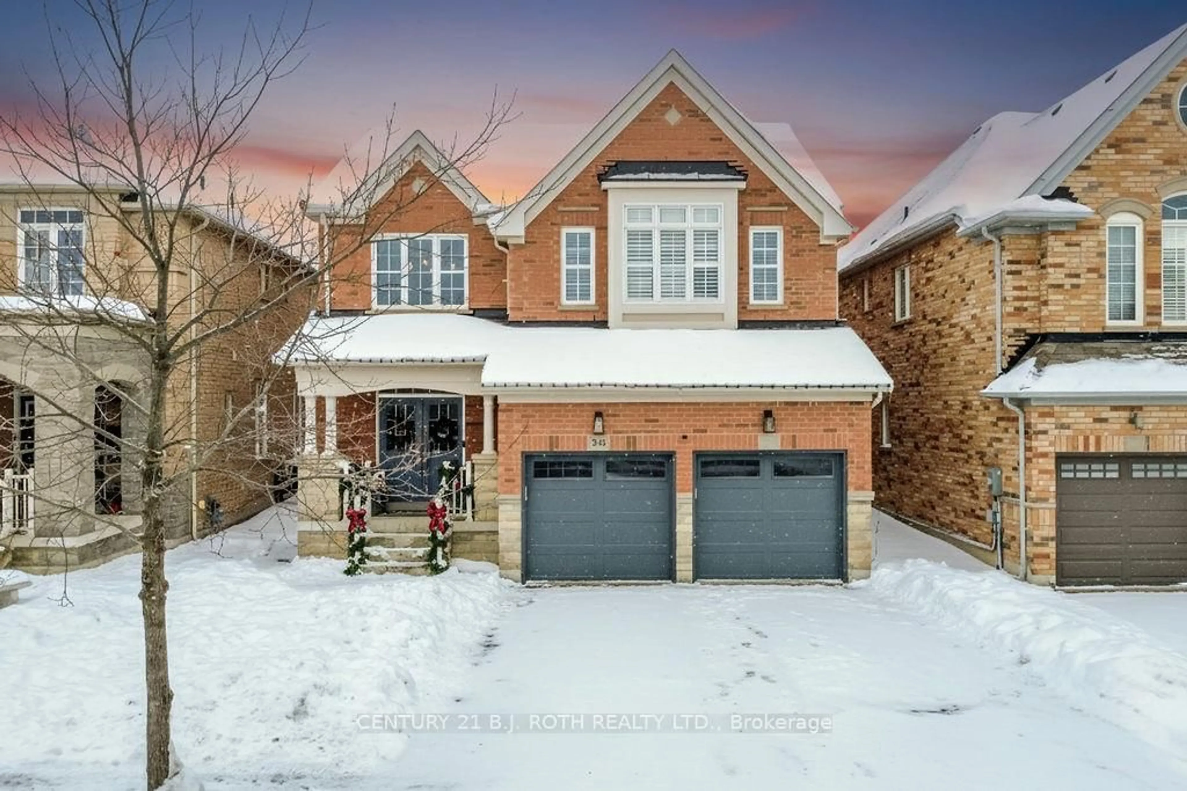 Home with brick exterior material, street for 304 Downy Emerald Dr, Bradford West Gwillimbury Ontario L3Z 0K3