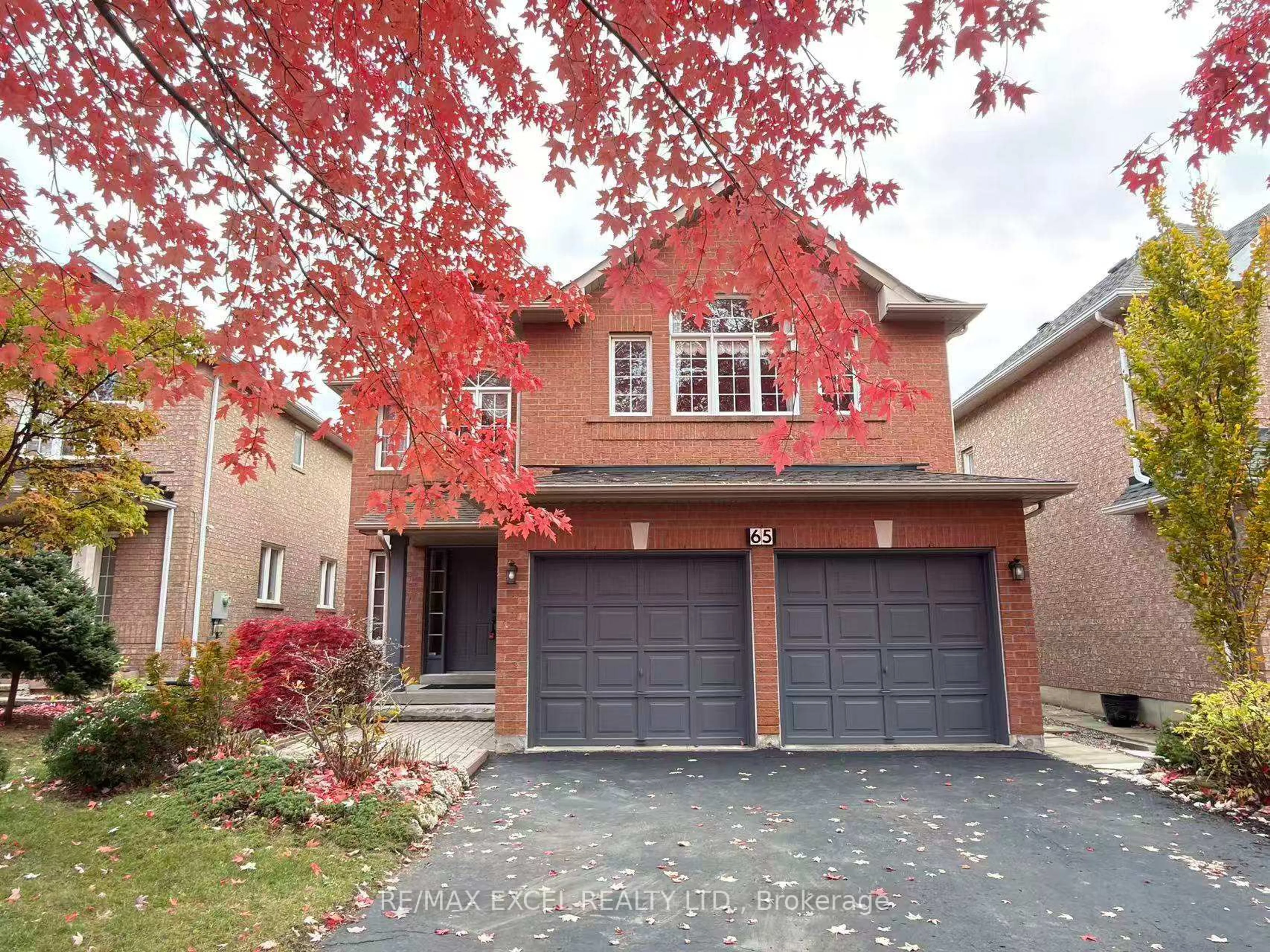 Home with brick exterior material, street for 65 Falling River Dr, Richmond Hill Ontario L4S 2R3