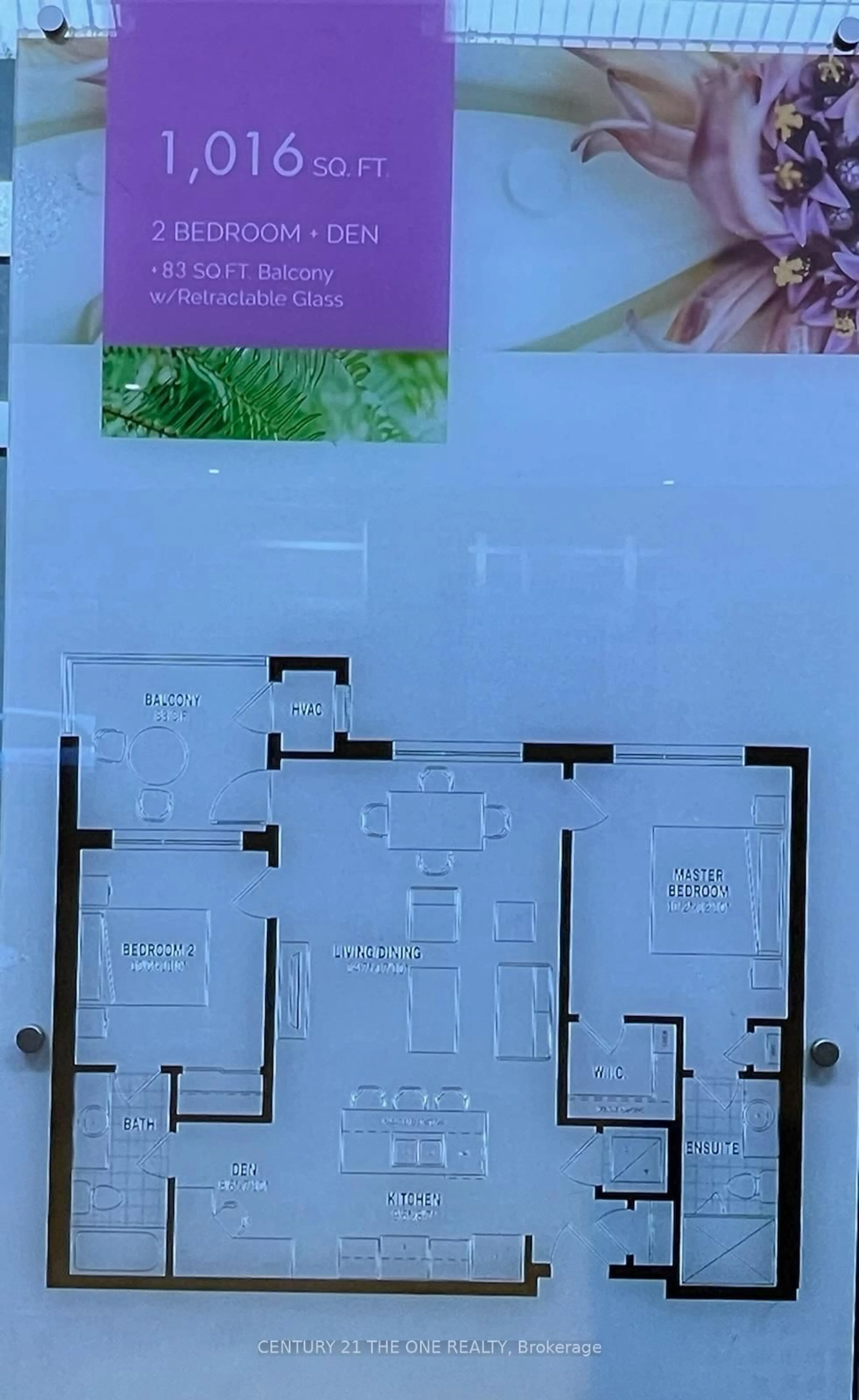 Floor plan for 58 Adam Sellers St #503, Markham Ontario L6B 1P5