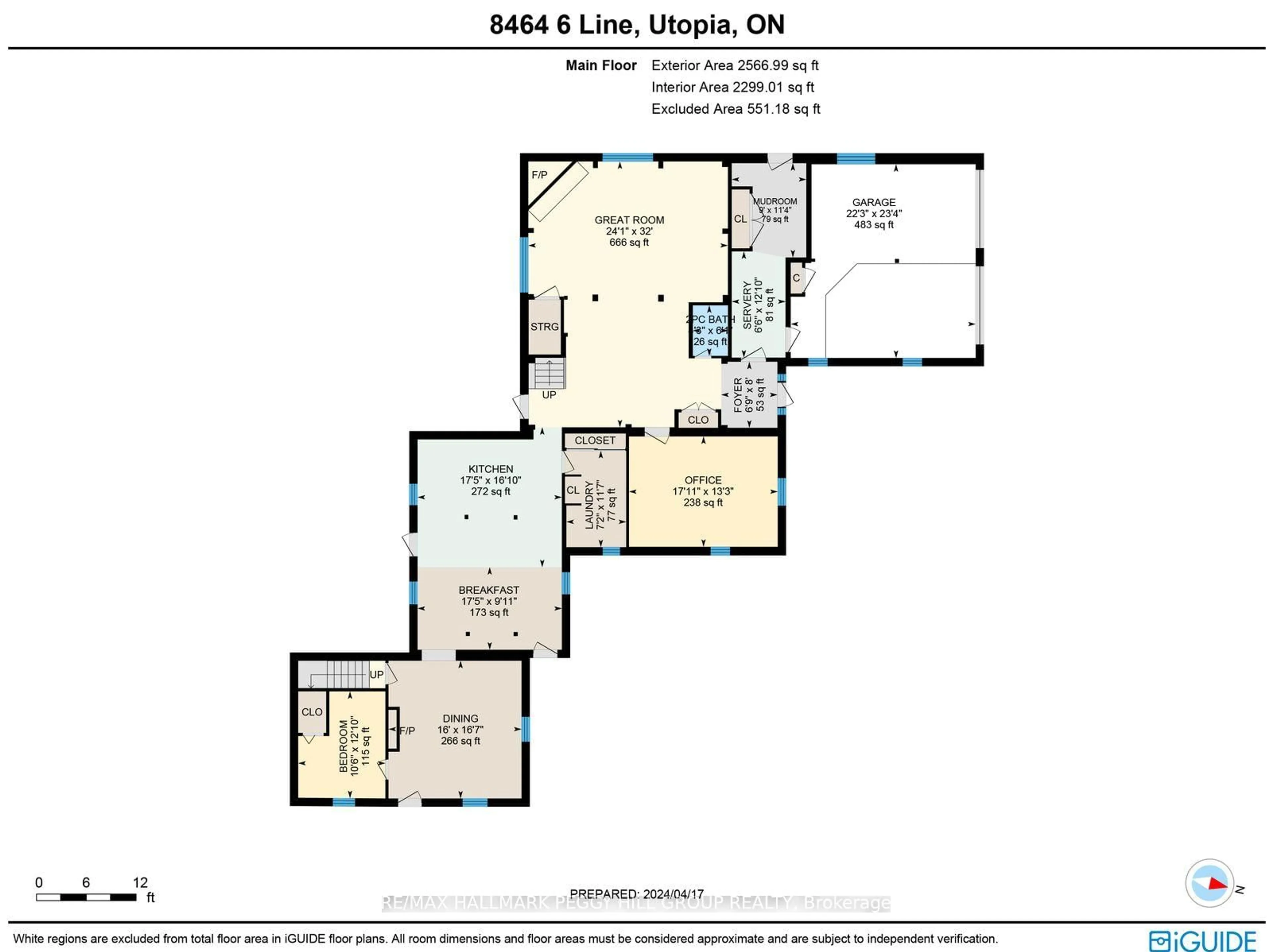 Floor plan for 8464 6th Line, Essa Ontario L0M 1T0