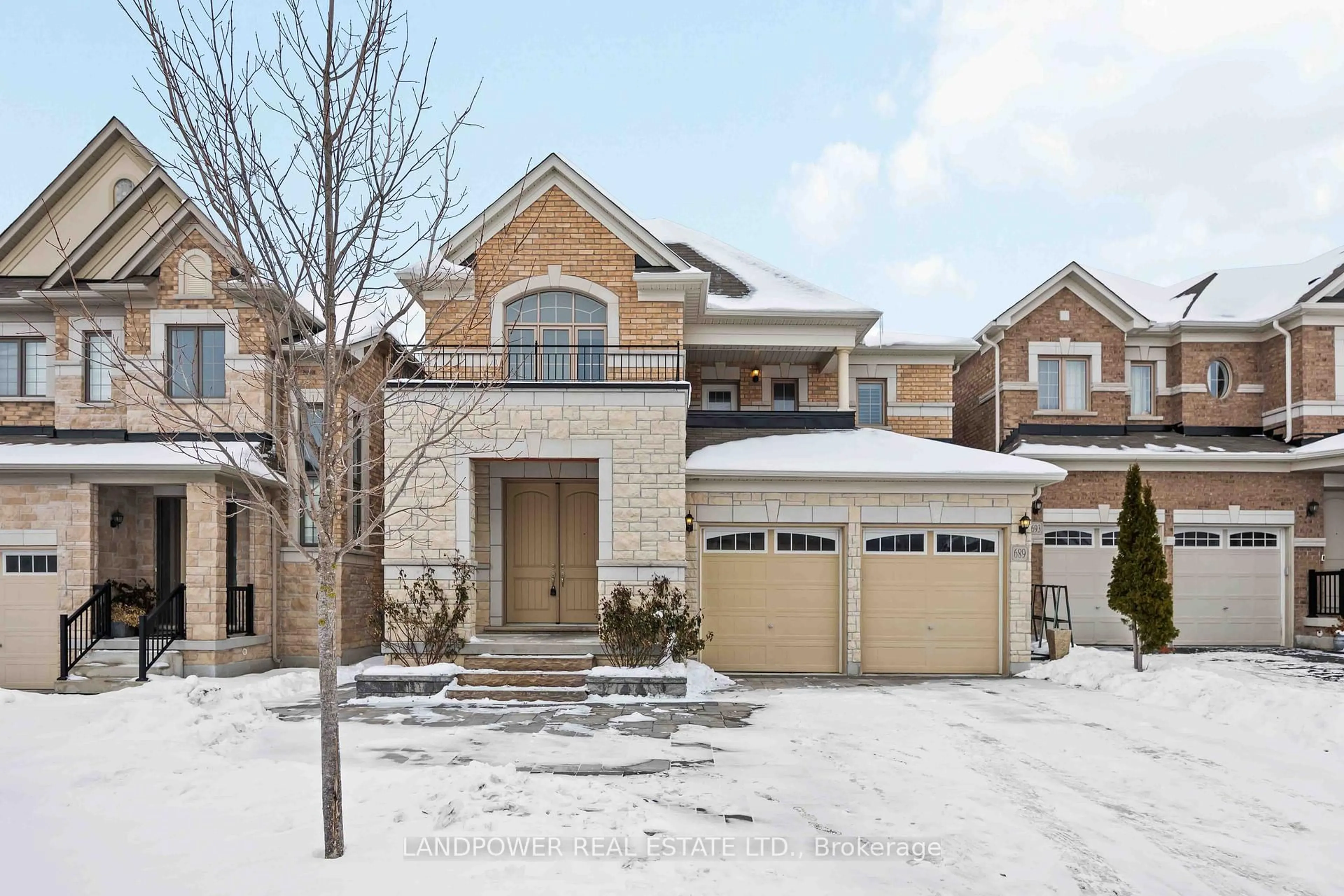 Home with brick exterior material, street for 689 Somerville Dr, Newmarket Ontario L3X 0J9