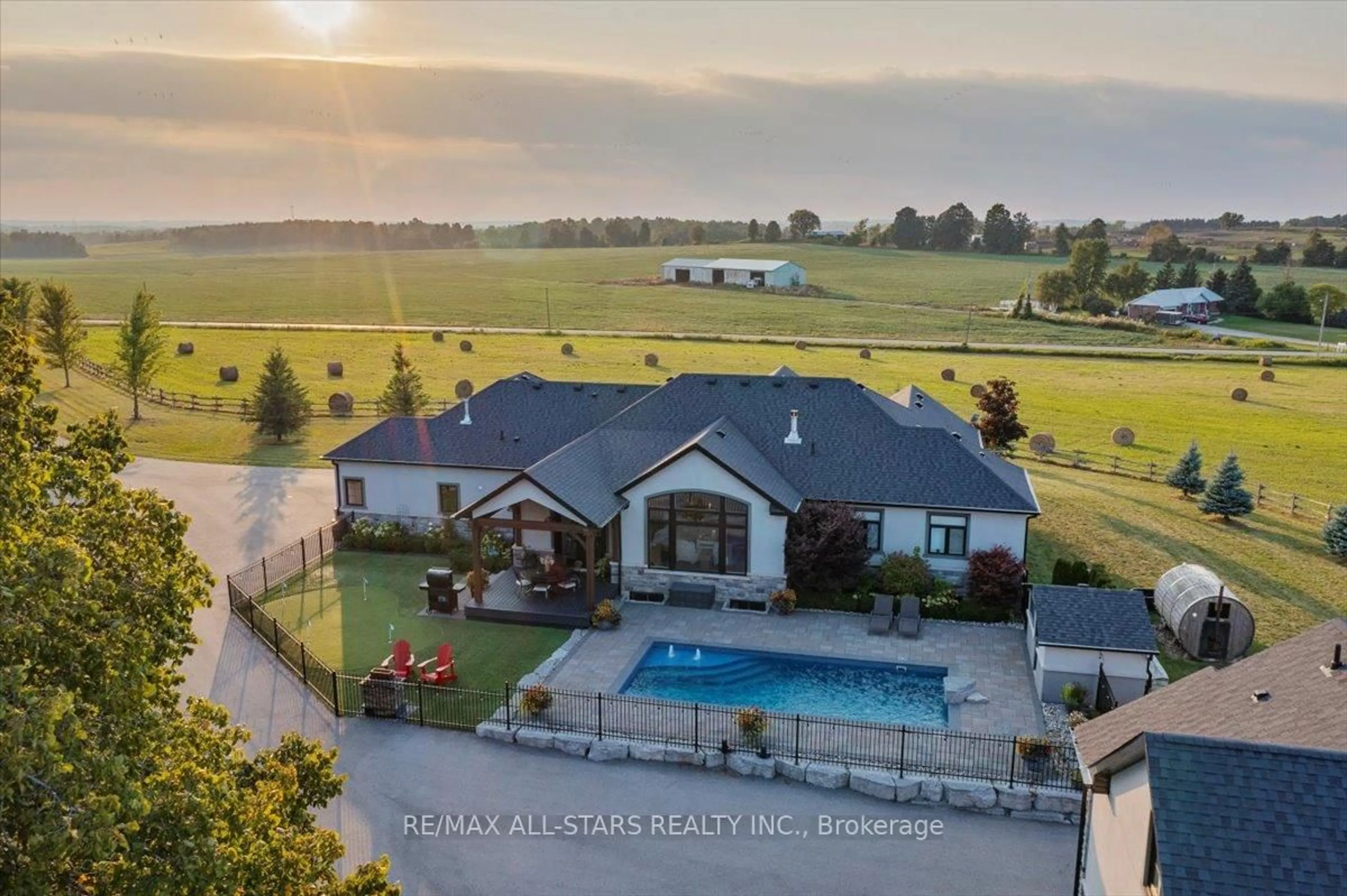 A pic from outside/outdoor area/front of a property/back of a property/a pic from drone, water/lake/river/ocean view for 247 Ravencrest Rd, Georgina Ontario L0E 1R0