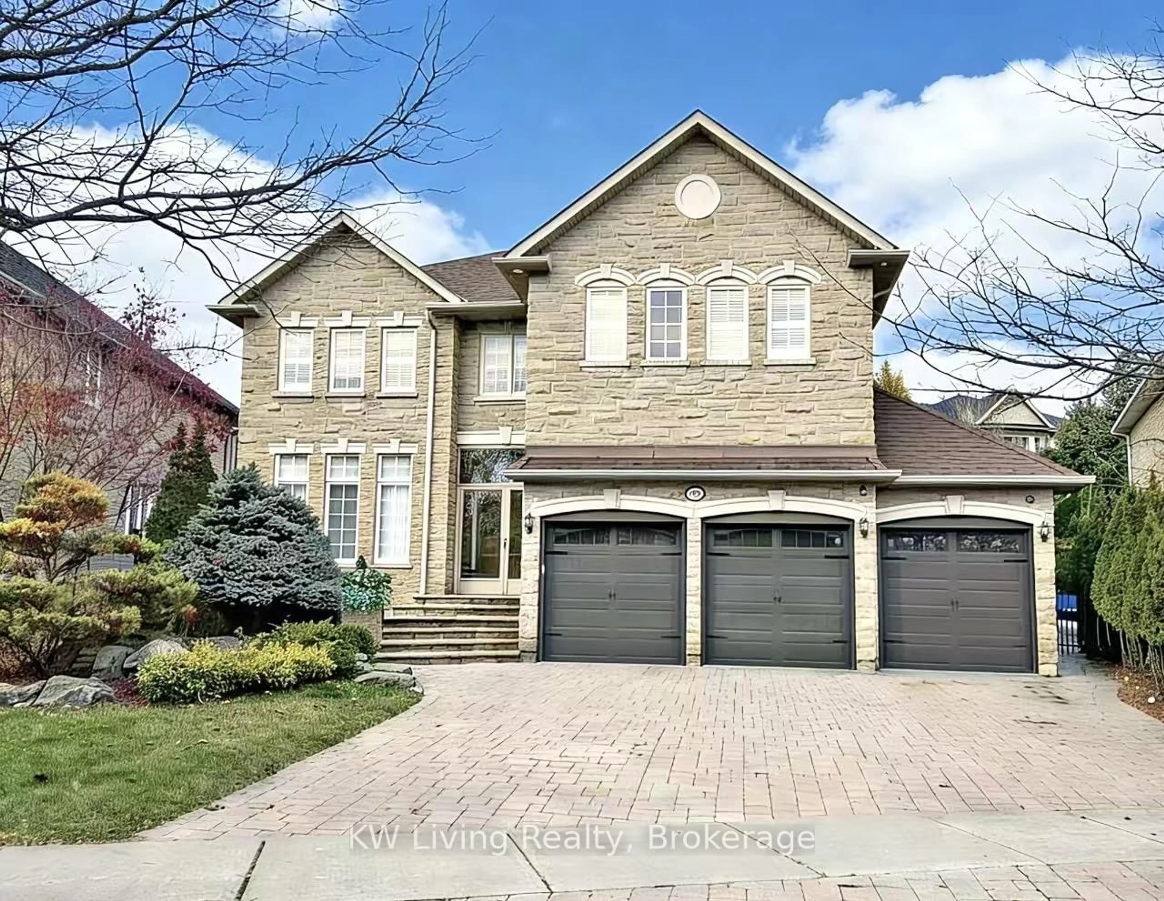 Home with brick exterior material, street for 55 Frybrook Cres, Richmond Hill Ontario L5B 4B9