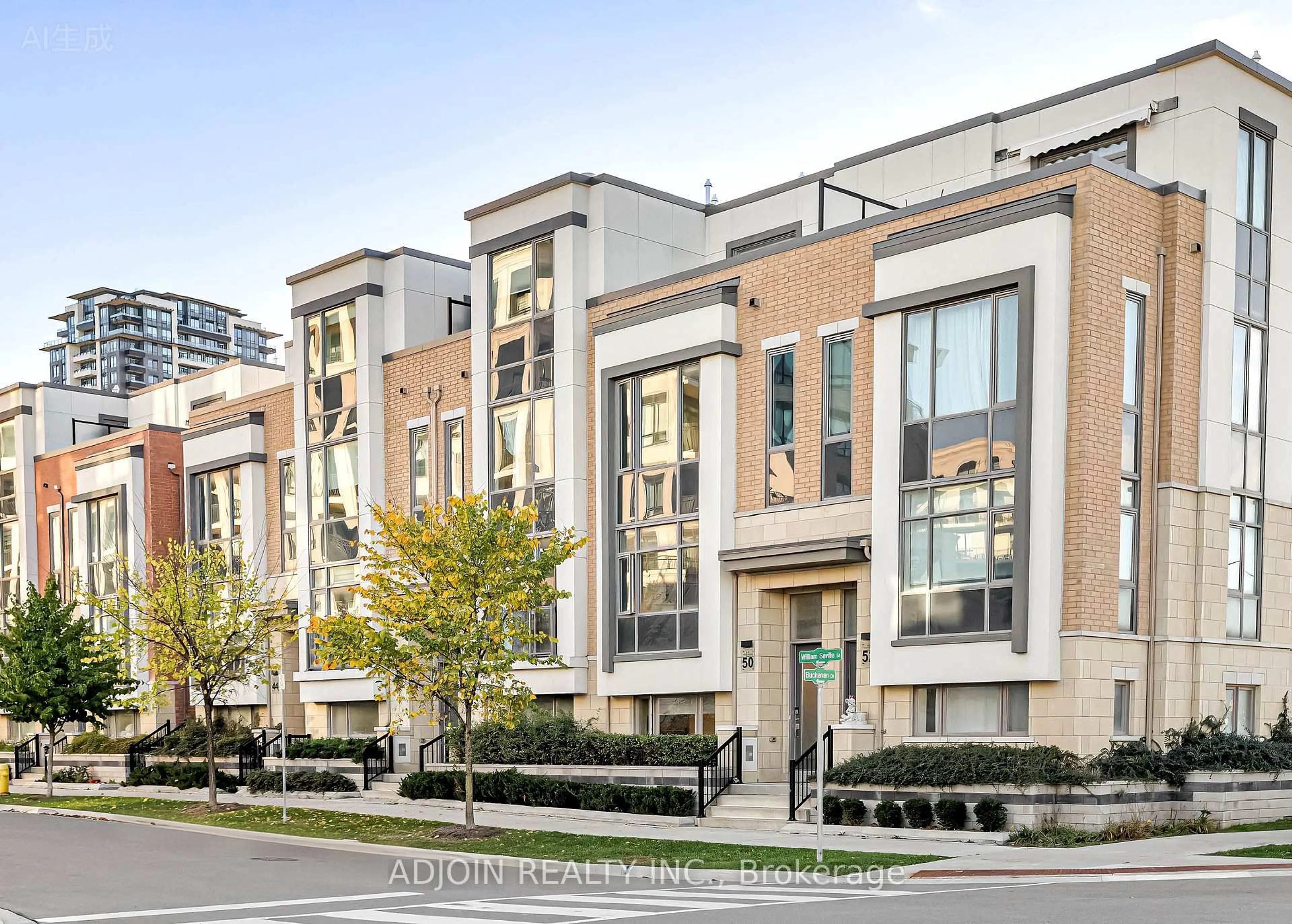 Home with brick exterior material, street for 50 William Saville St, Markham Ontario L3R 9S3