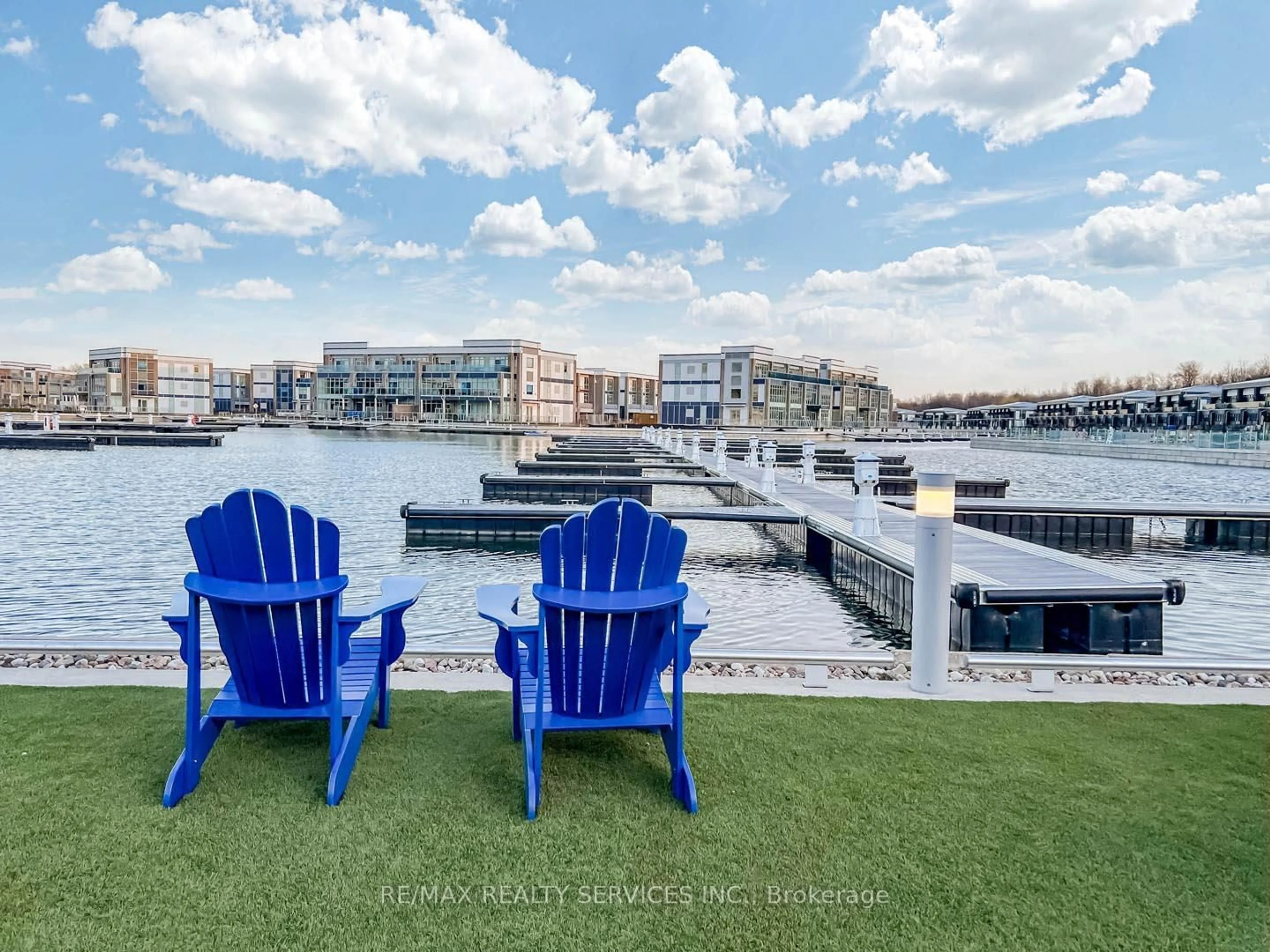 Patio, water/lake/river/ocean view for 415 Sea Ray Ave #403, Innisfil Ontario L9S 0R5
