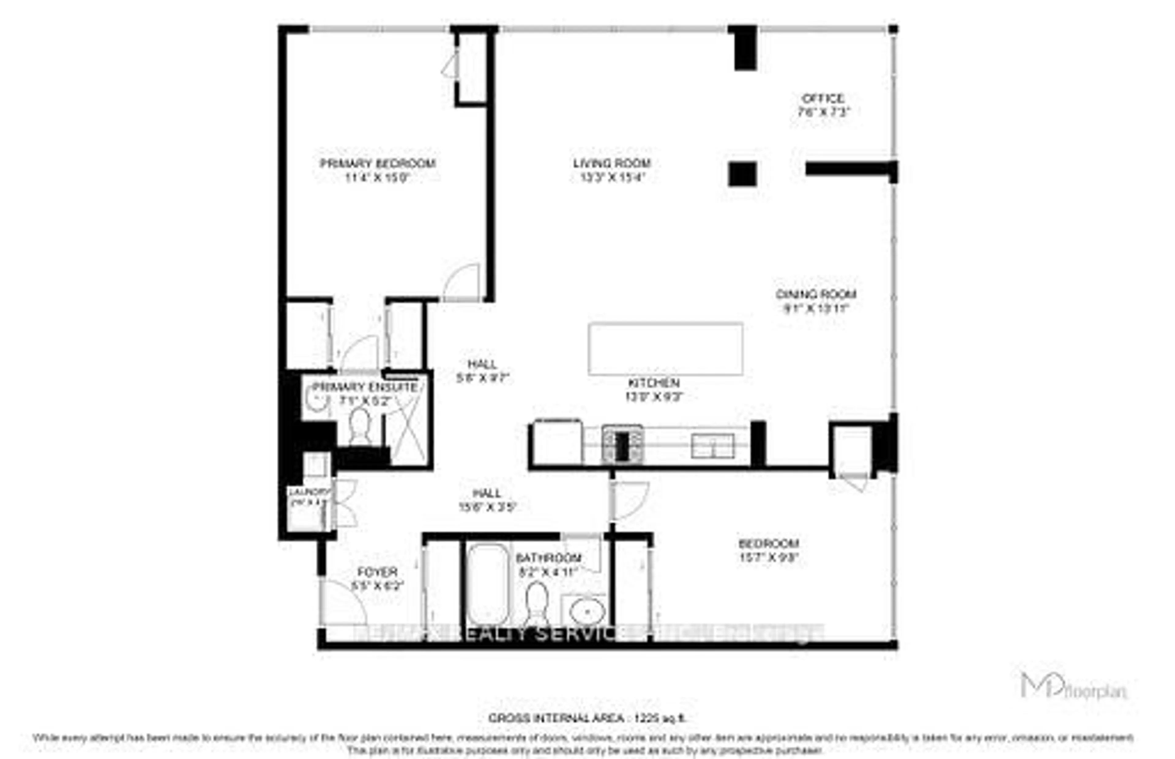 Floor plan for 2900 Highway 7 Rd #2902, Vaughan Ontario L4K 0G3