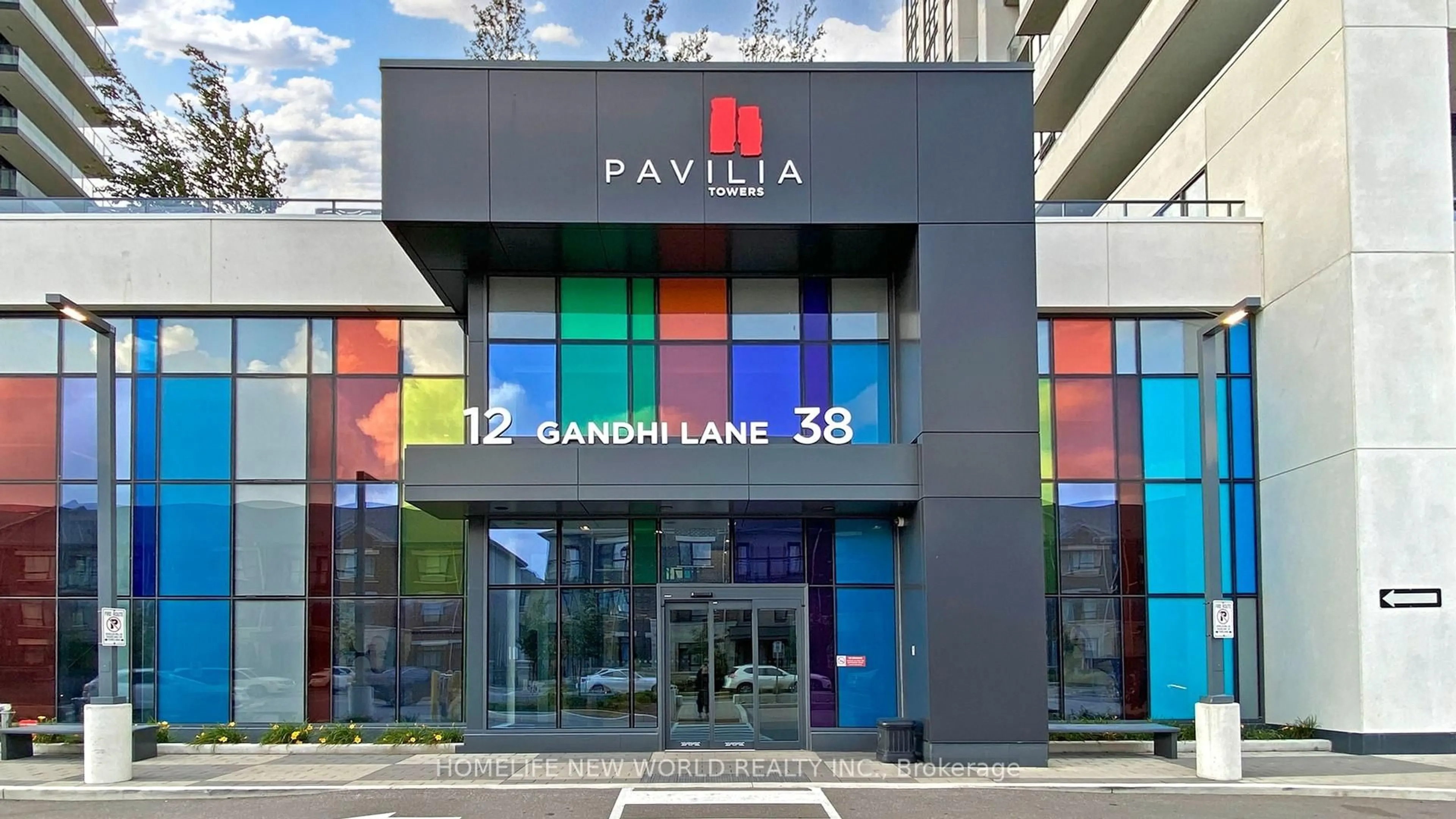 Indoor foyer for 12 Gandhi Lane #3203, Markham Ontario L3T 0G8