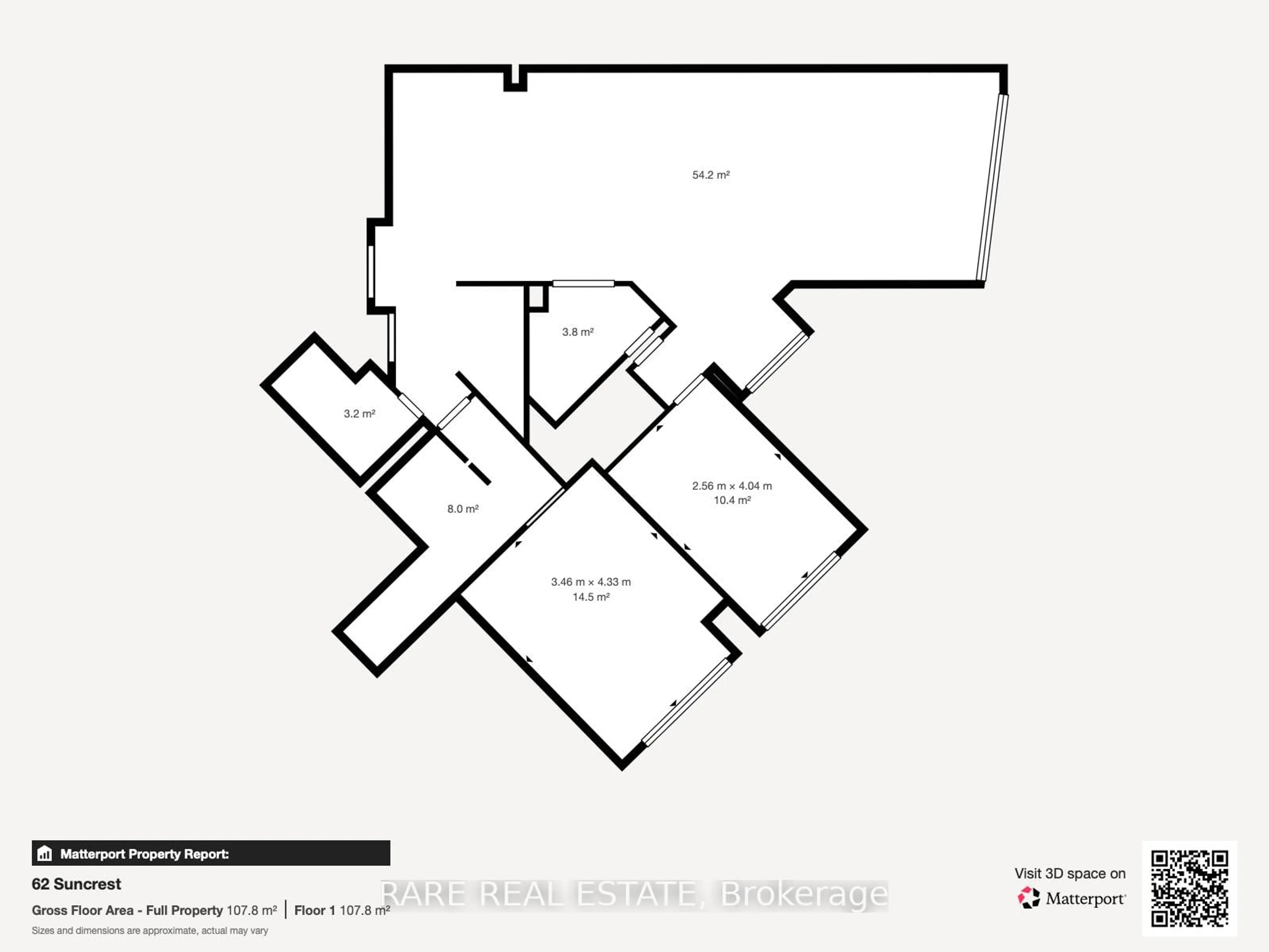Floor plan for 62 Suncrest Blvd #1015, Markham Ontario L3T 7Y6