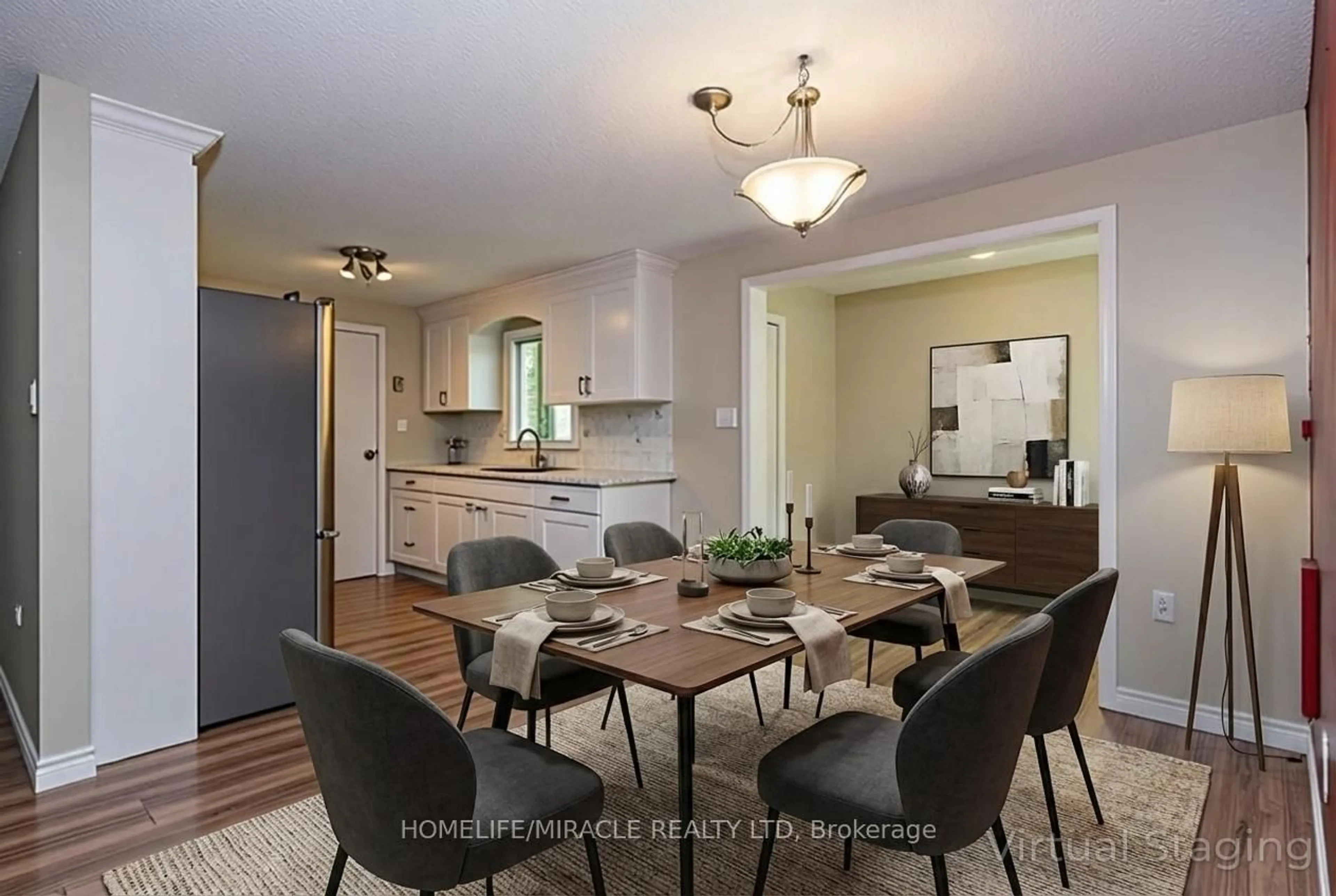 Open concept kitchen, unknown for 1 Tecumseth Pines Dr, New Tecumseth Ontario L0G 1W0