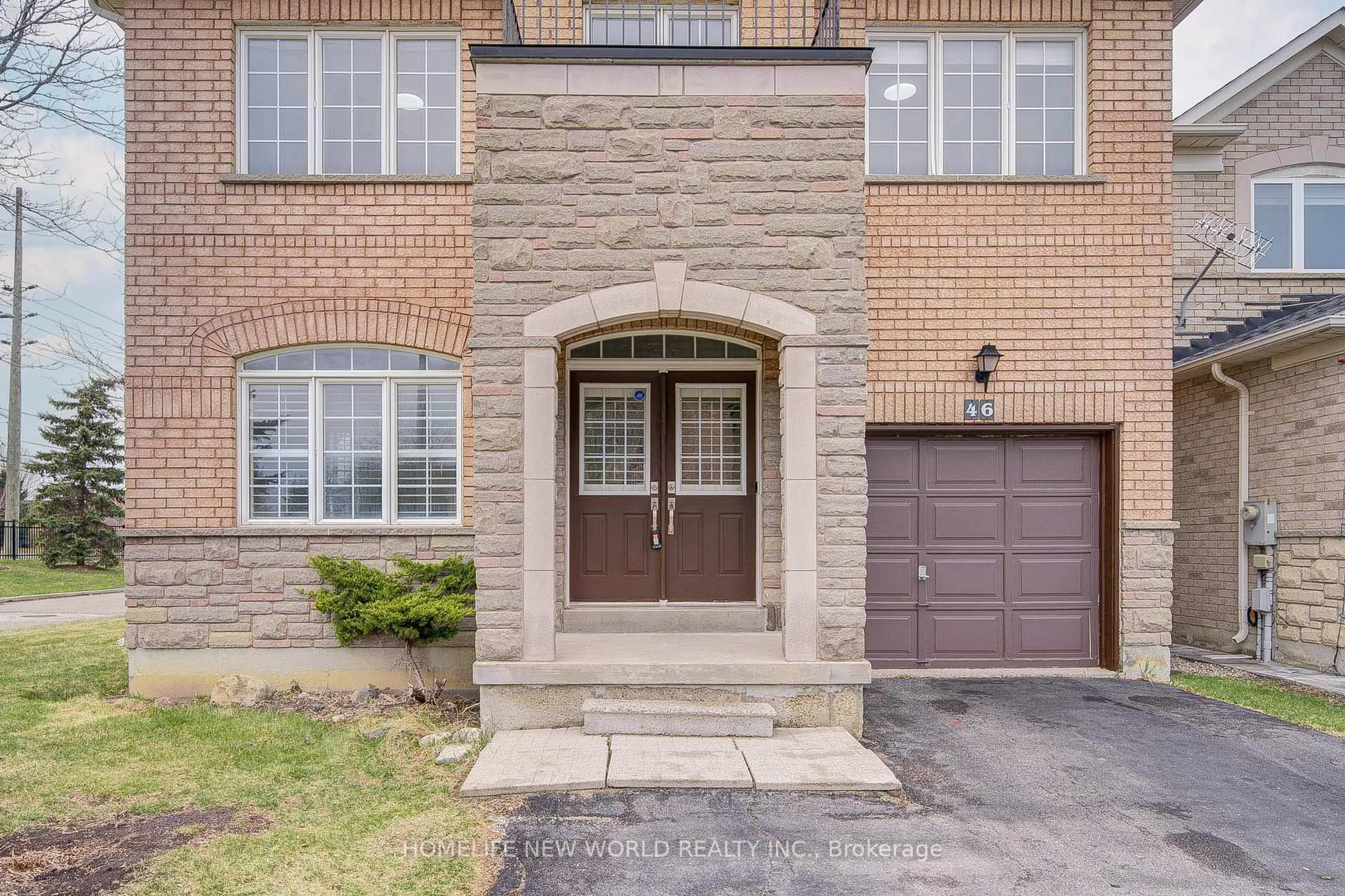 Home with brick exterior material, street for 46 Teal Cres, Vaughan Ontario L4H 2V5