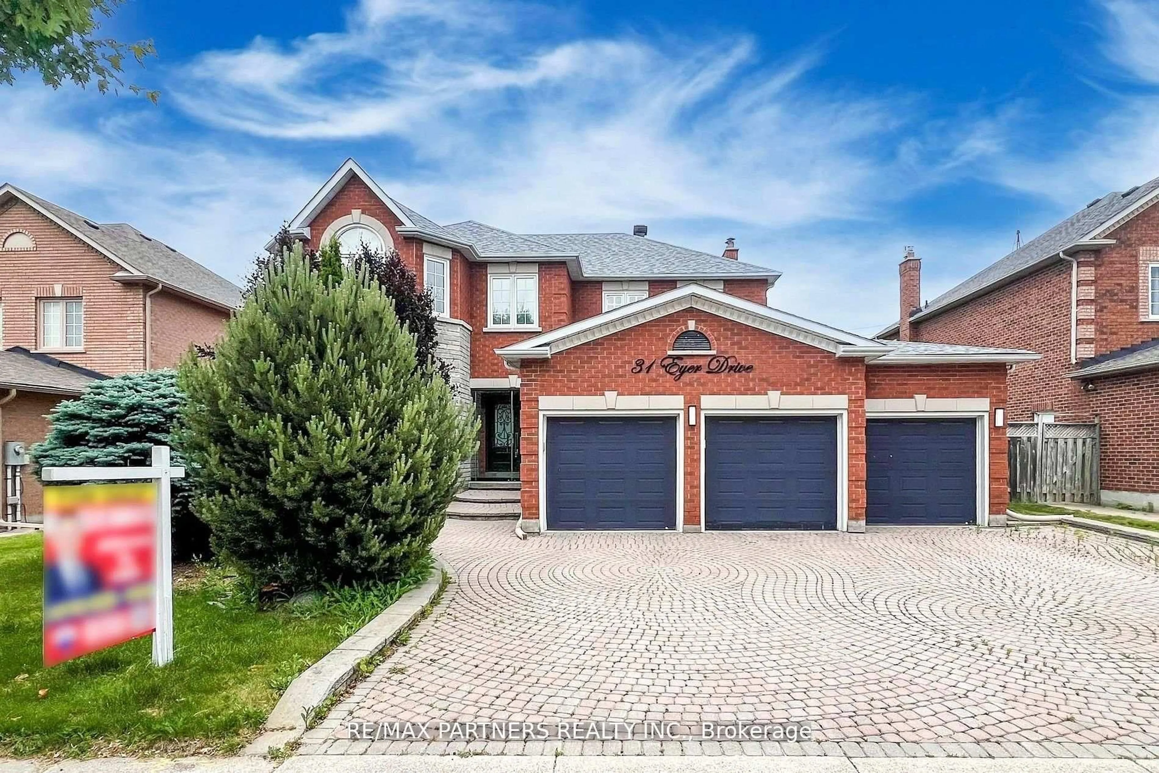 Home with brick exterior material, street for 31 Eyer Dr, Markham Ontario L6C 1T8