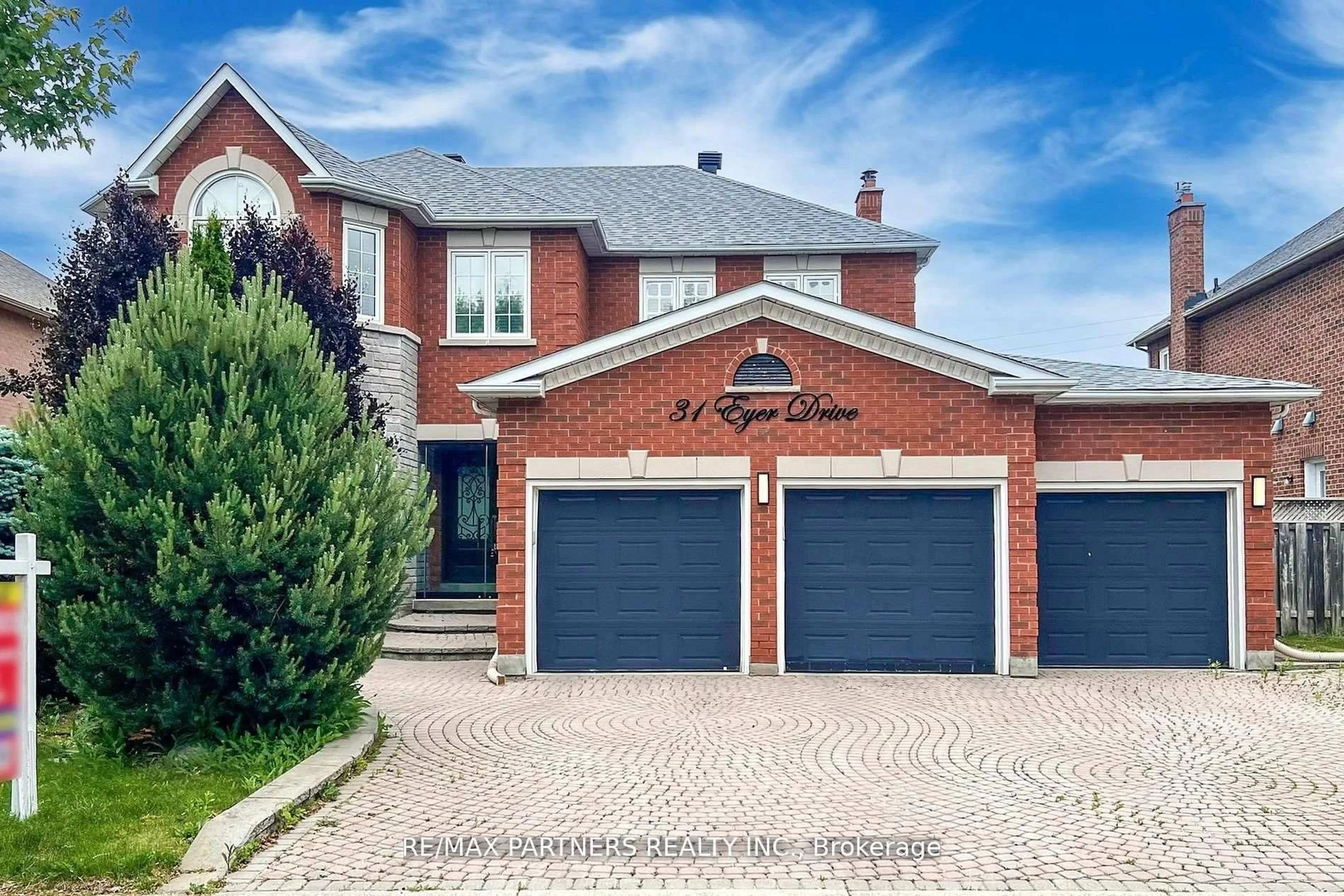 Home with brick exterior material, street for 31 Eyer Dr, Markham Ontario L6C 1T8