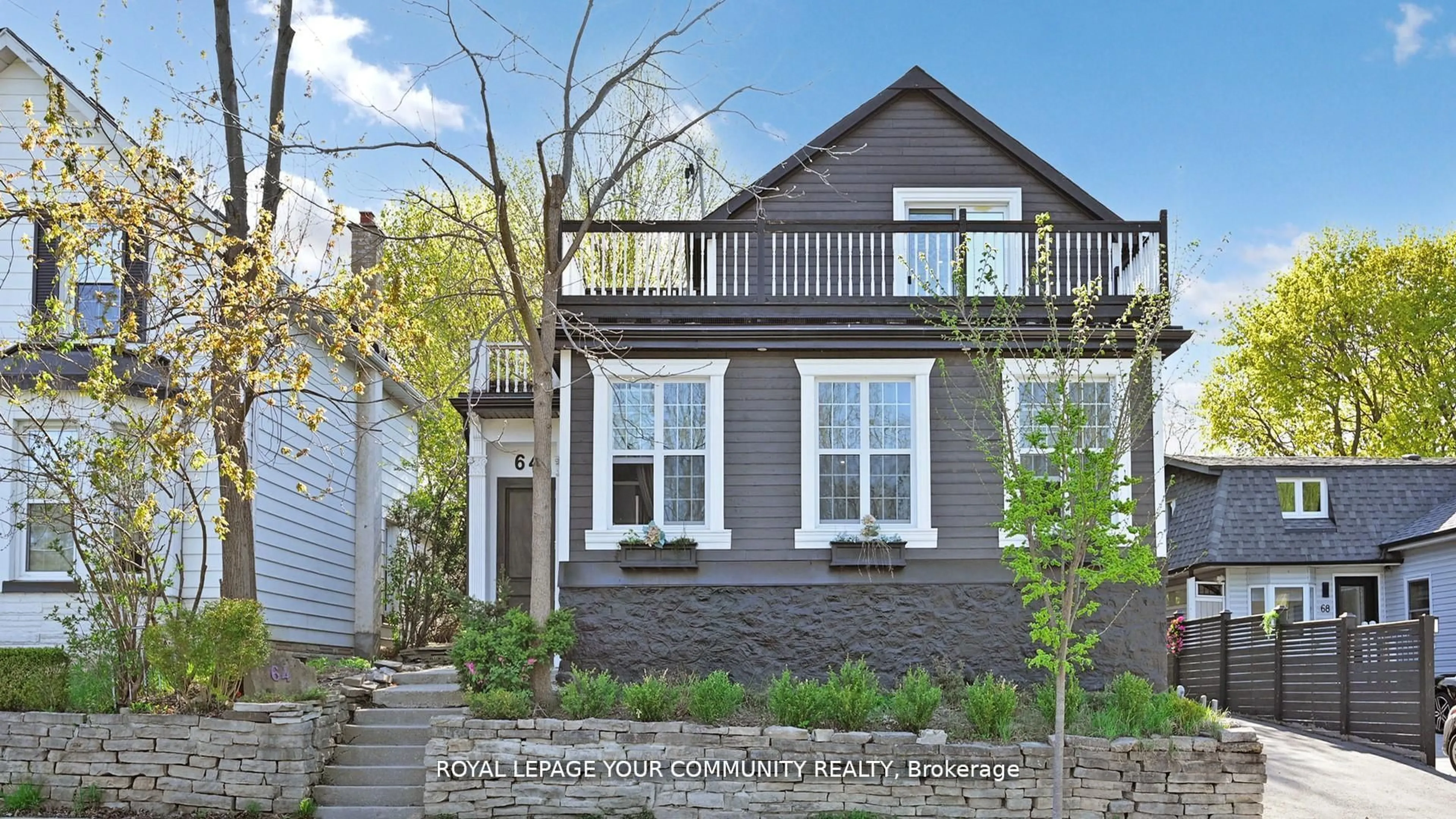 Home with brick exterior material, street for 64 Machell Ave, Aurora Ontario L4G 2R7