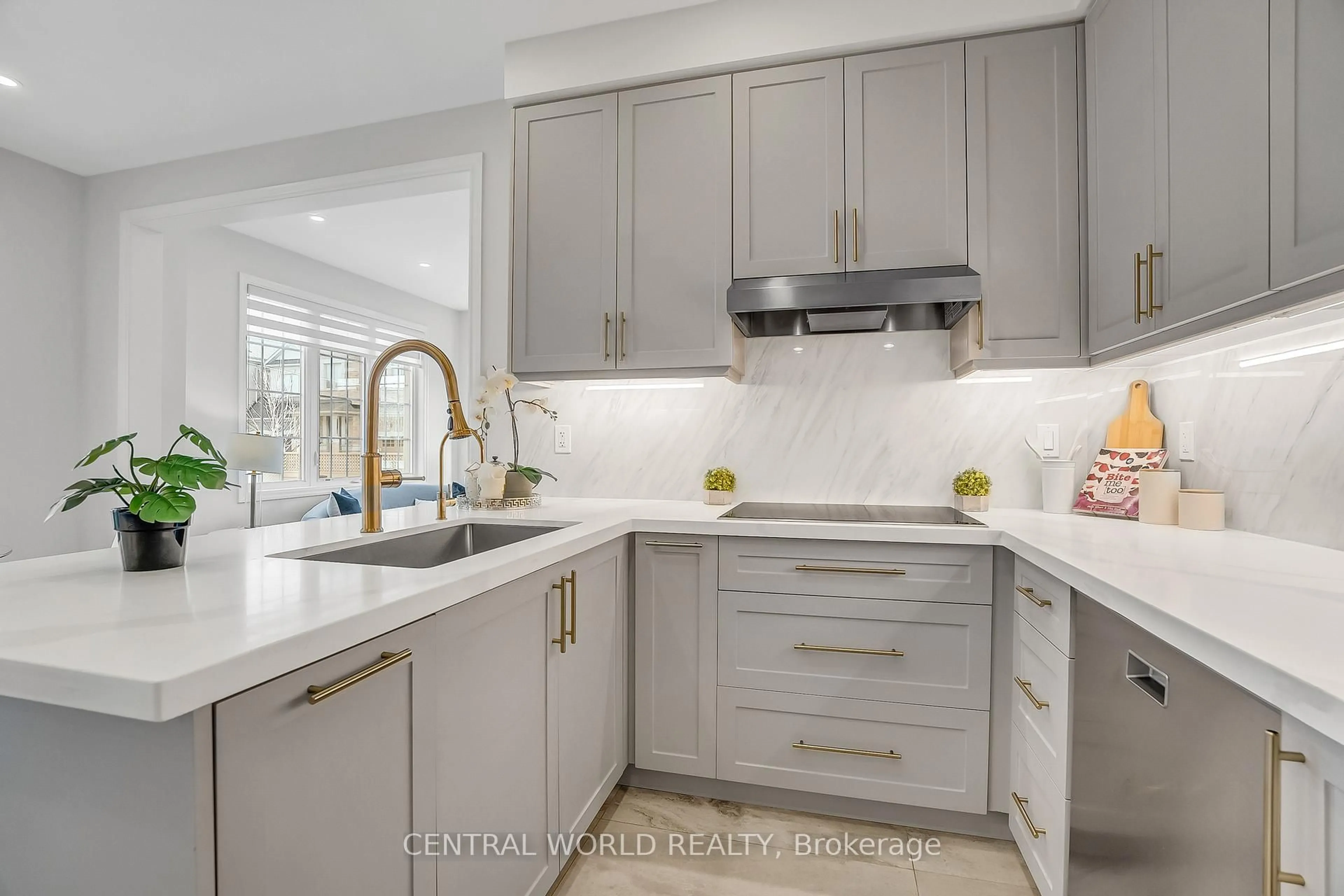 Contemporary kitchen, ceramic/tile floor for 395 Fred McLaren Blvd, Markham Ontario L6E 0V9