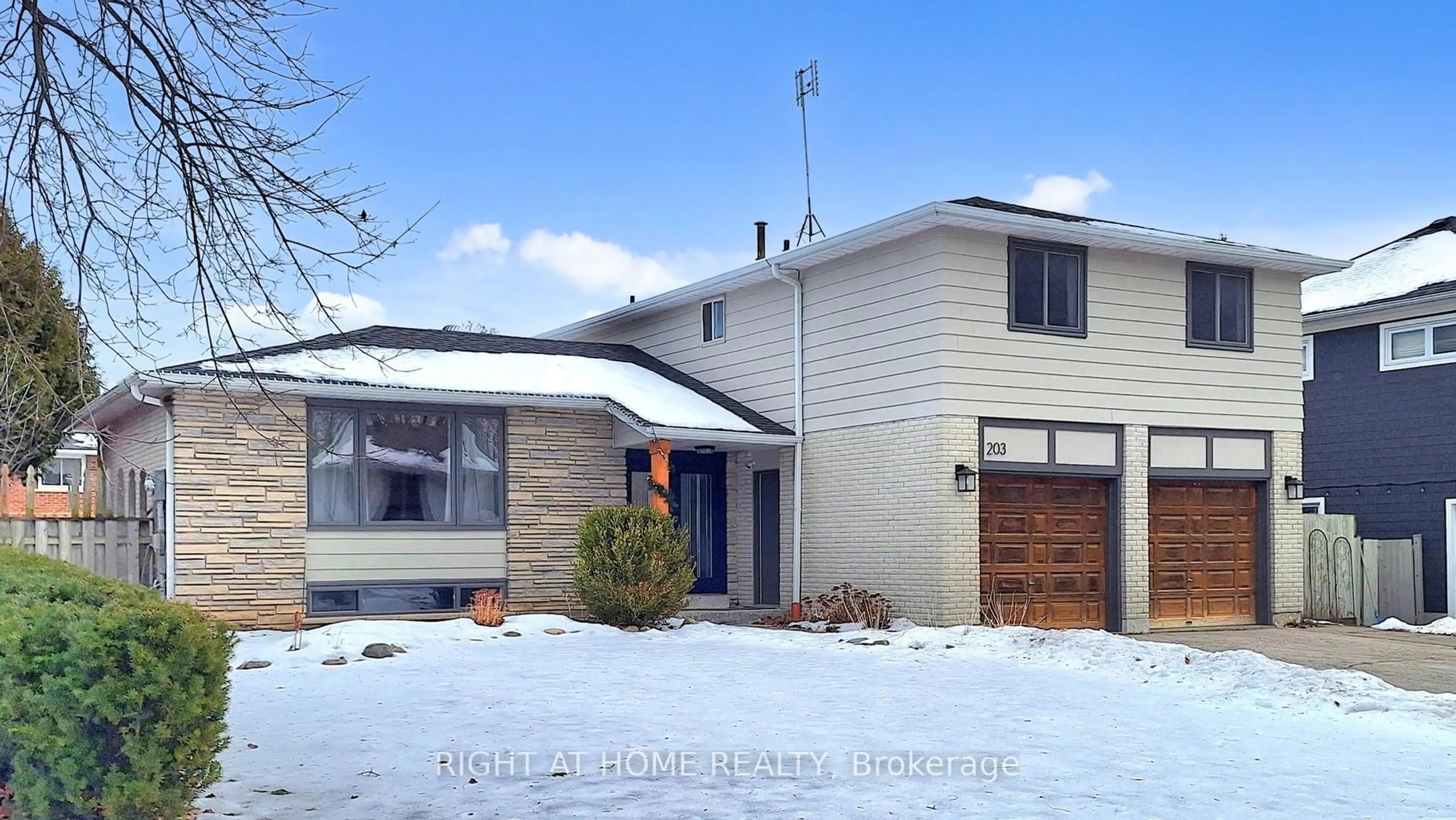 Home with brick exterior material, street for 203 Manitoba St, Whitchurch-Stouffville Ontario L4A 4Y4