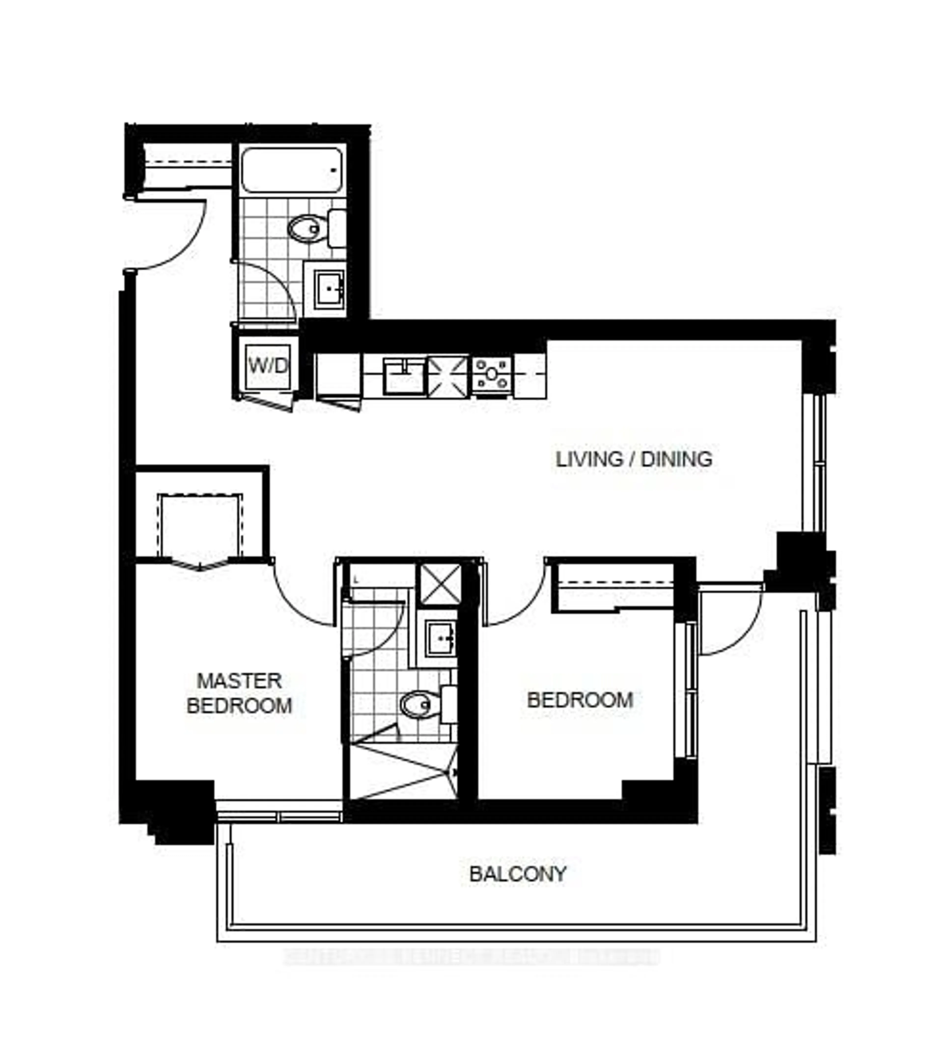 Floor plan for 9 Clegg Rd #722, Markham Ontario L6G 0H3