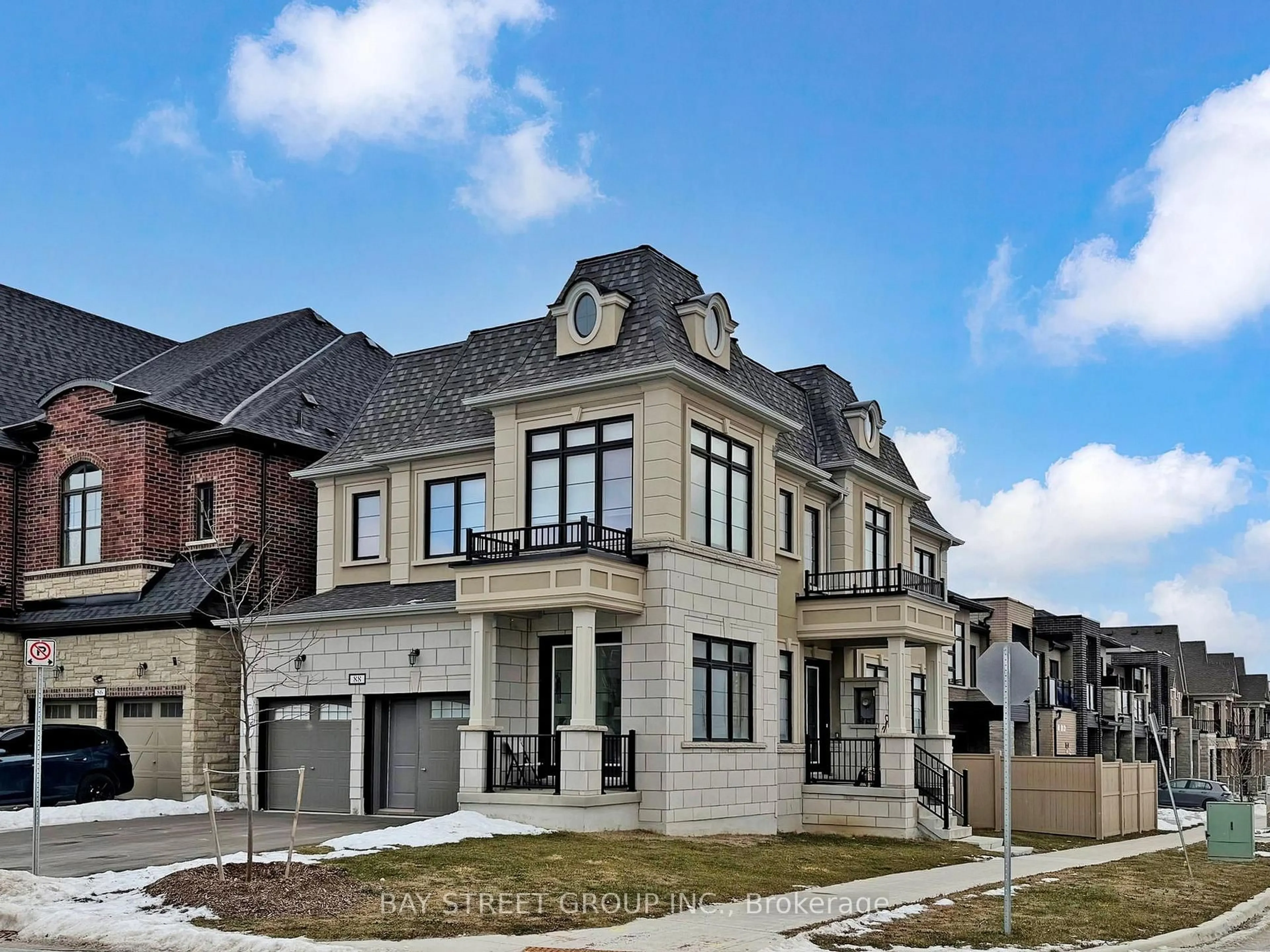 Home with brick exterior material, street for 88 Harvey Bunker Cres, Markham Ontario L6C 2A5