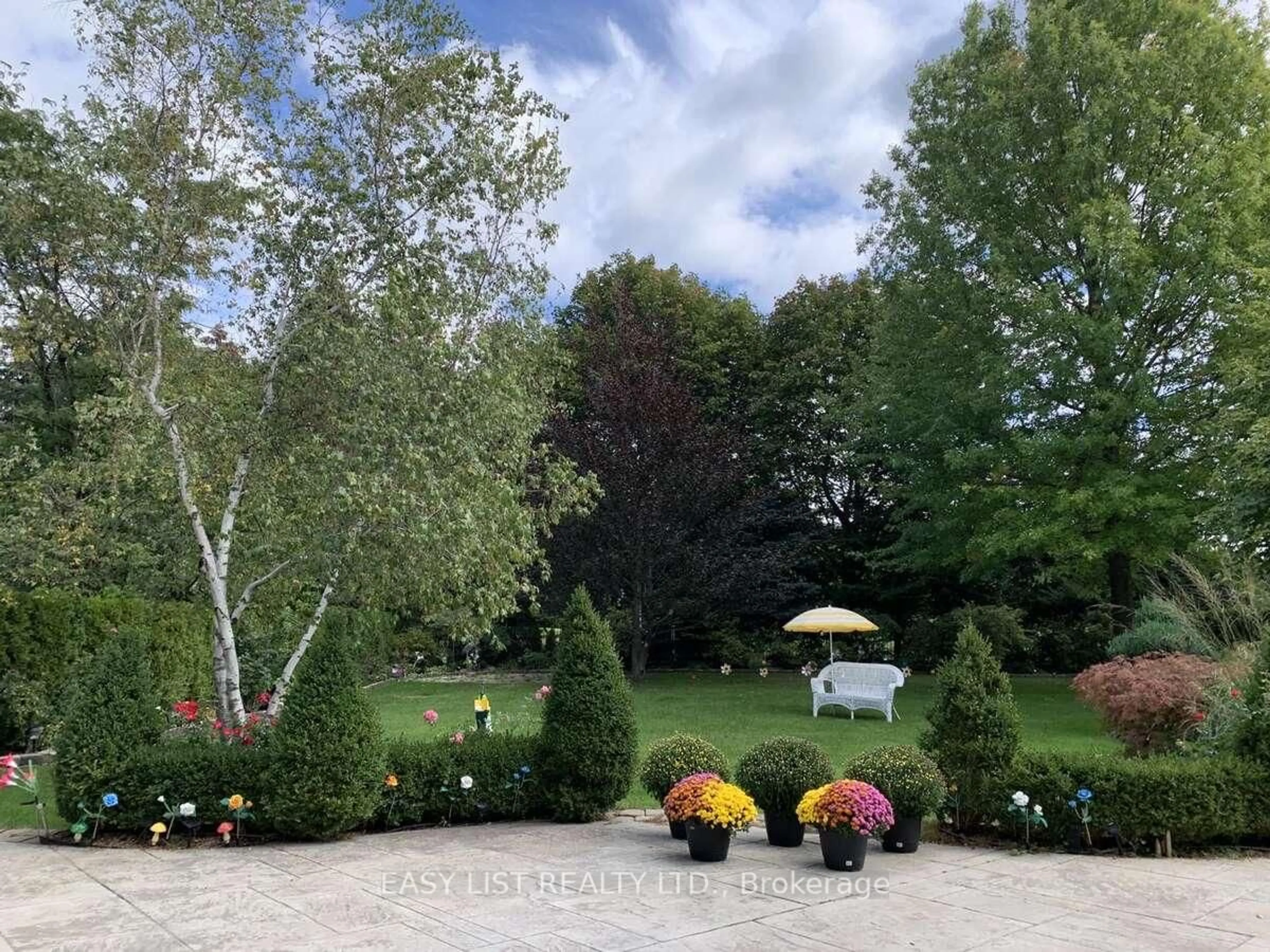 A pic from outside/outdoor area/front of a property/back of a property/a pic from drone, forest/trees view for 785 Clarence St, Vaughan Ontario L4L 8V2