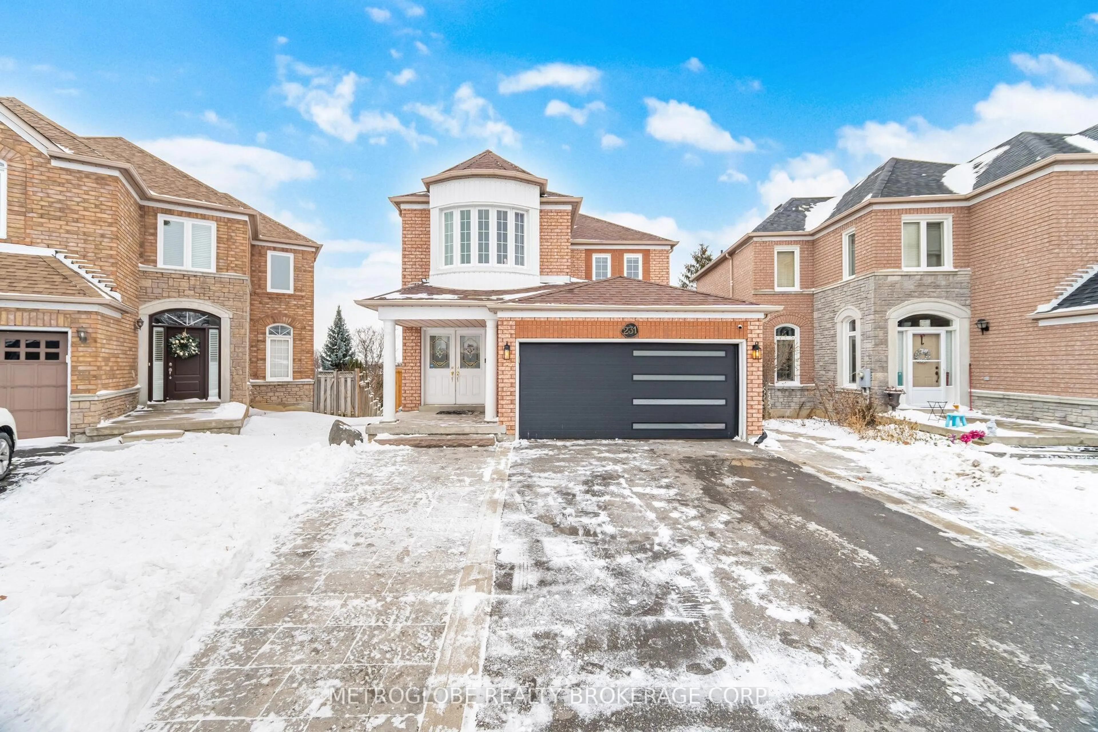 Home with brick exterior material, street for 231 Matthew Dr, Vaughan Ontario L4L 9B4