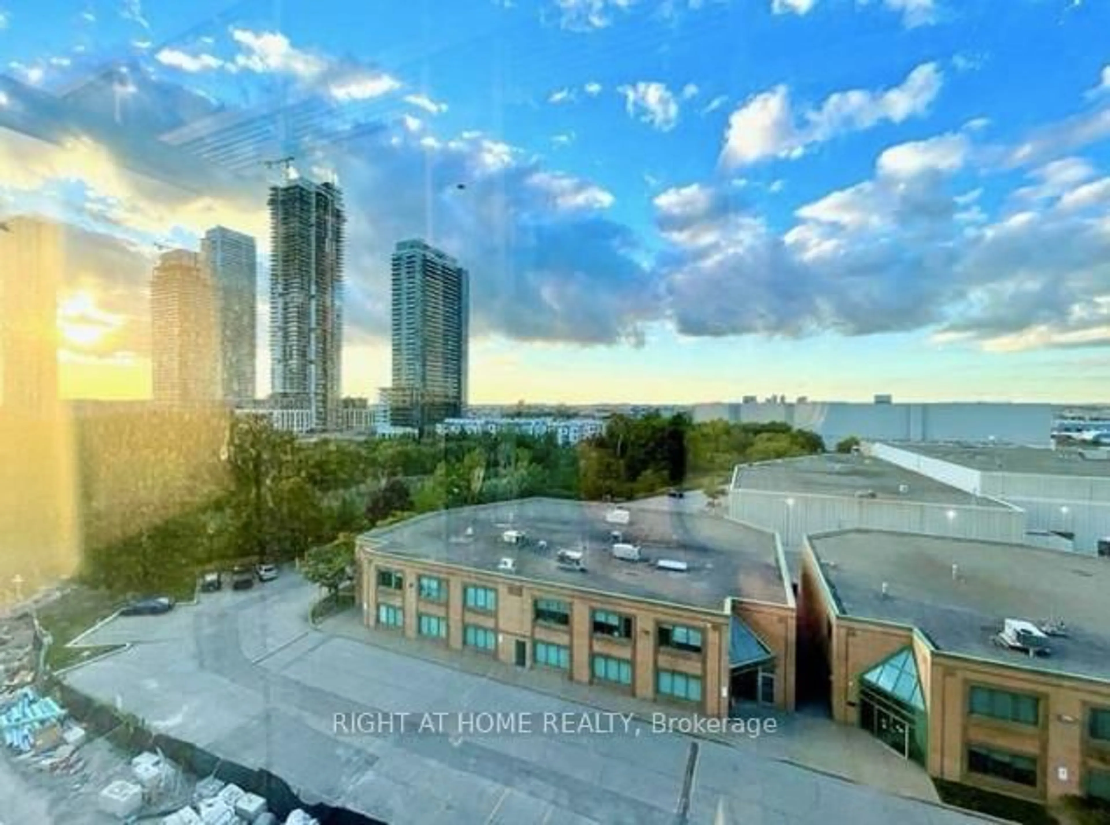 A pic from outside/outdoor area/front of a property/back of a property/a pic from drone, city buildings view from balcony for 2916 Highway 7 Rd #610, Vaughan Ontario L4K 0K6