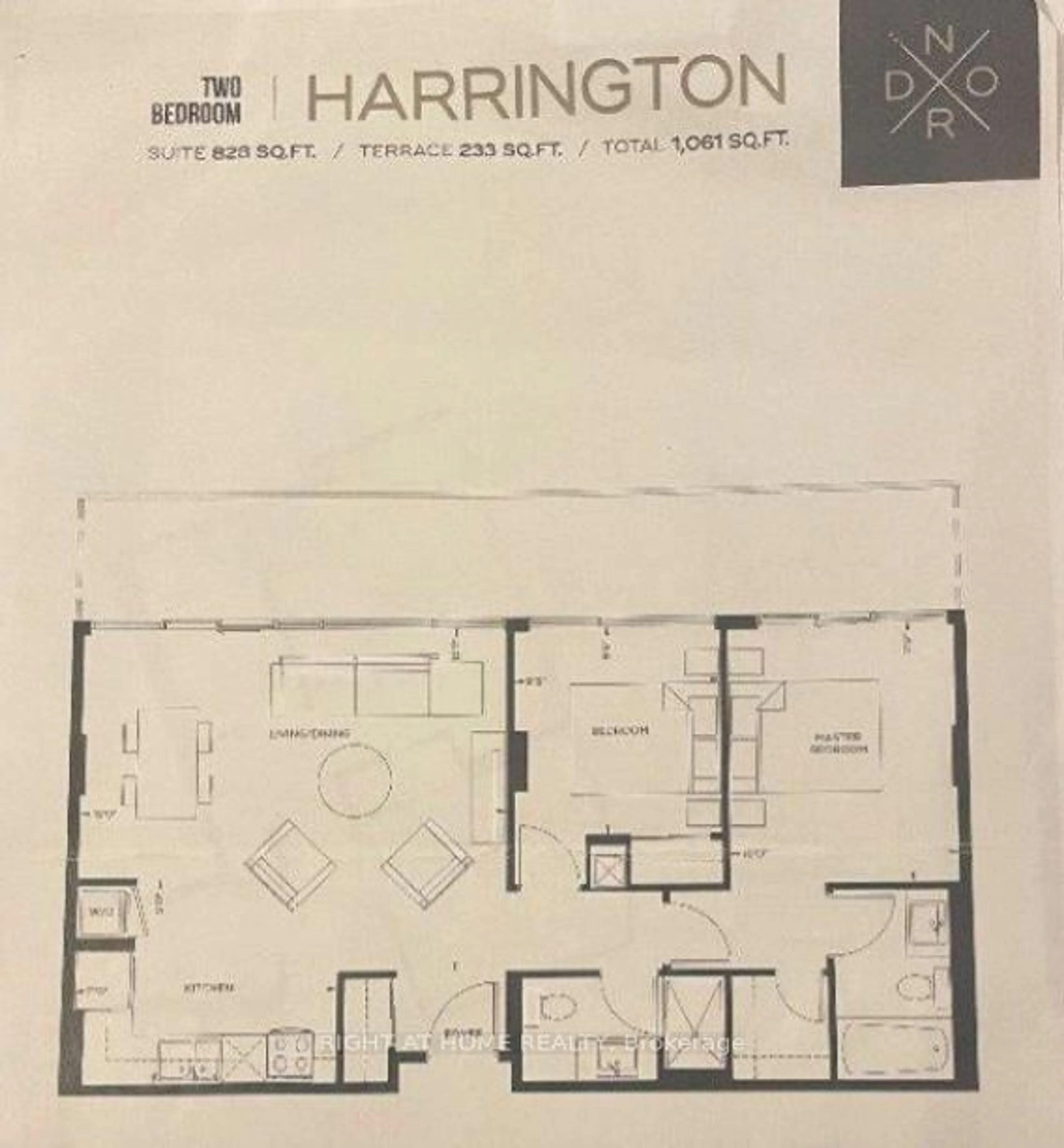 Floor plan for 2916 Highway 7 Rd #610, Vaughan Ontario L4K 0K6