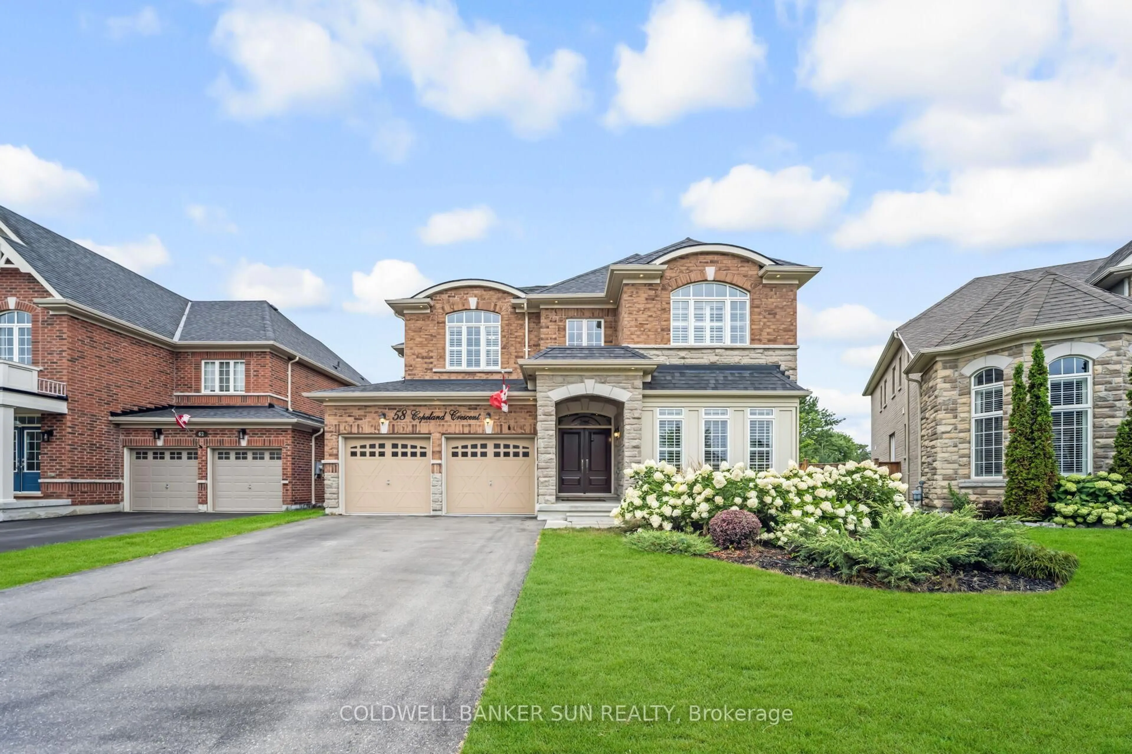 Home with brick exterior material, street for 58 Copeland Cres, Innisfil Ontario L0L 1L0