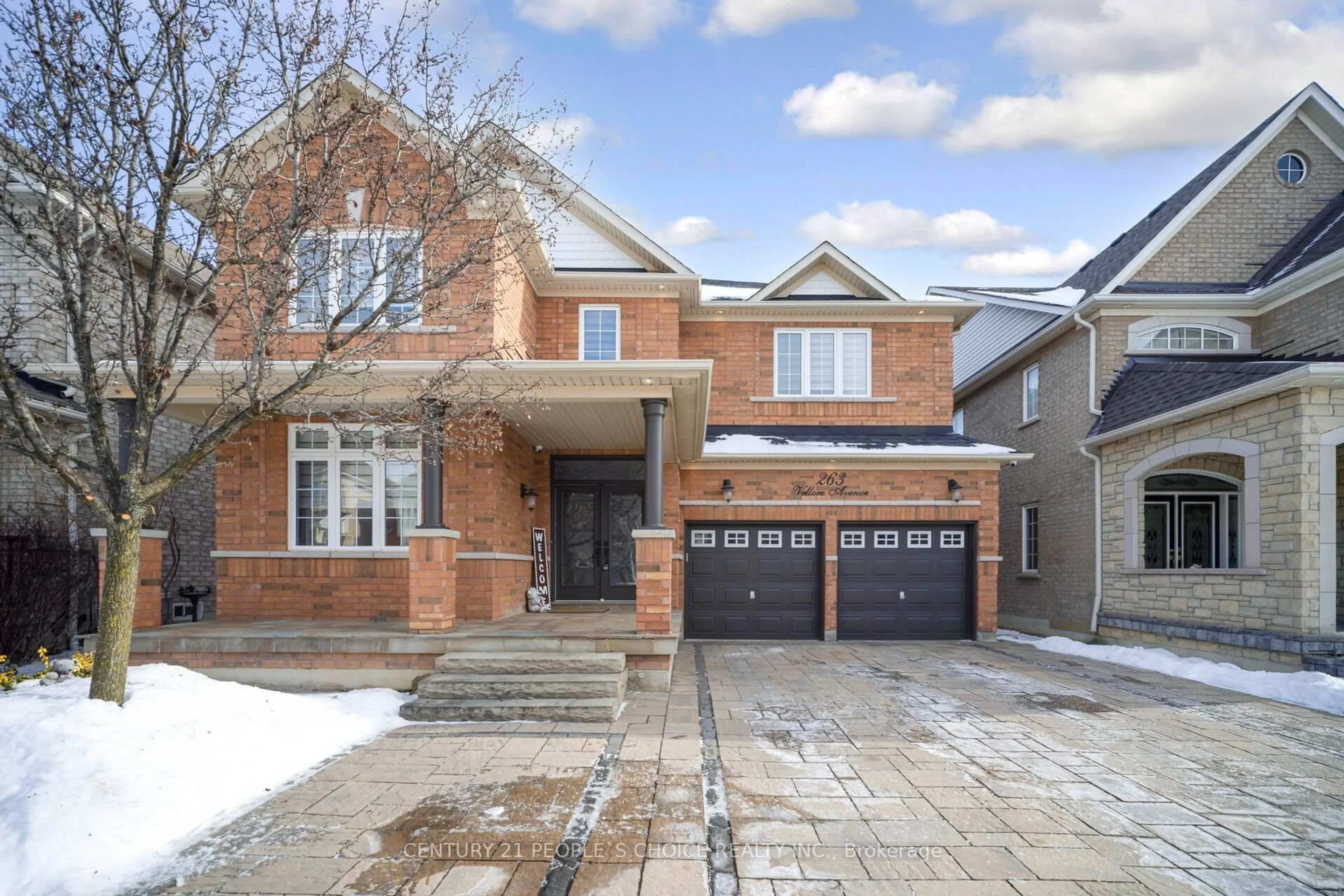 Home with brick exterior material, street for 263 Vellore Ave, Vaughan Ontario L4H 3J1