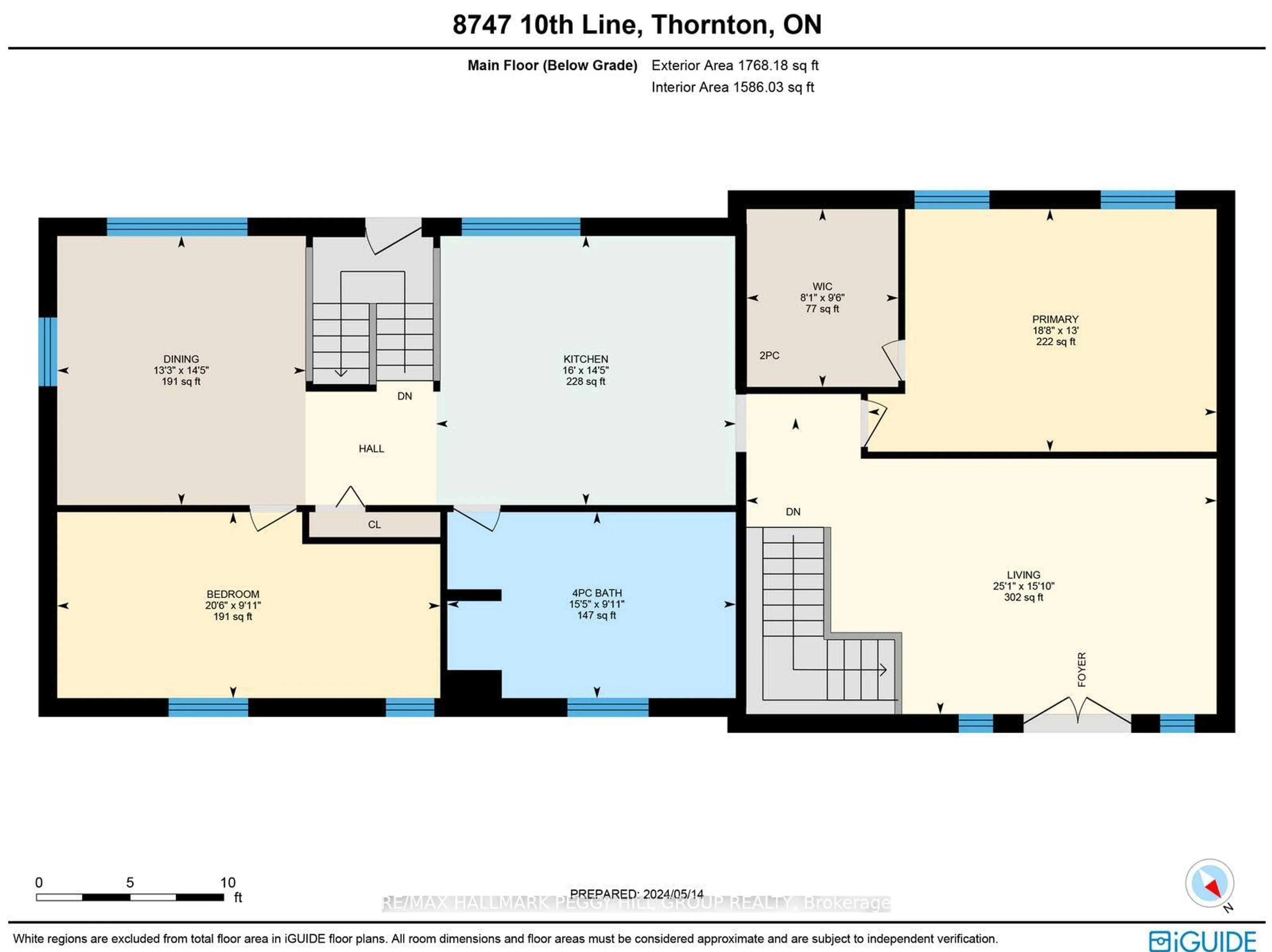 Floor plan for 8747 10th Line, Essa Ontario L4M 4S4