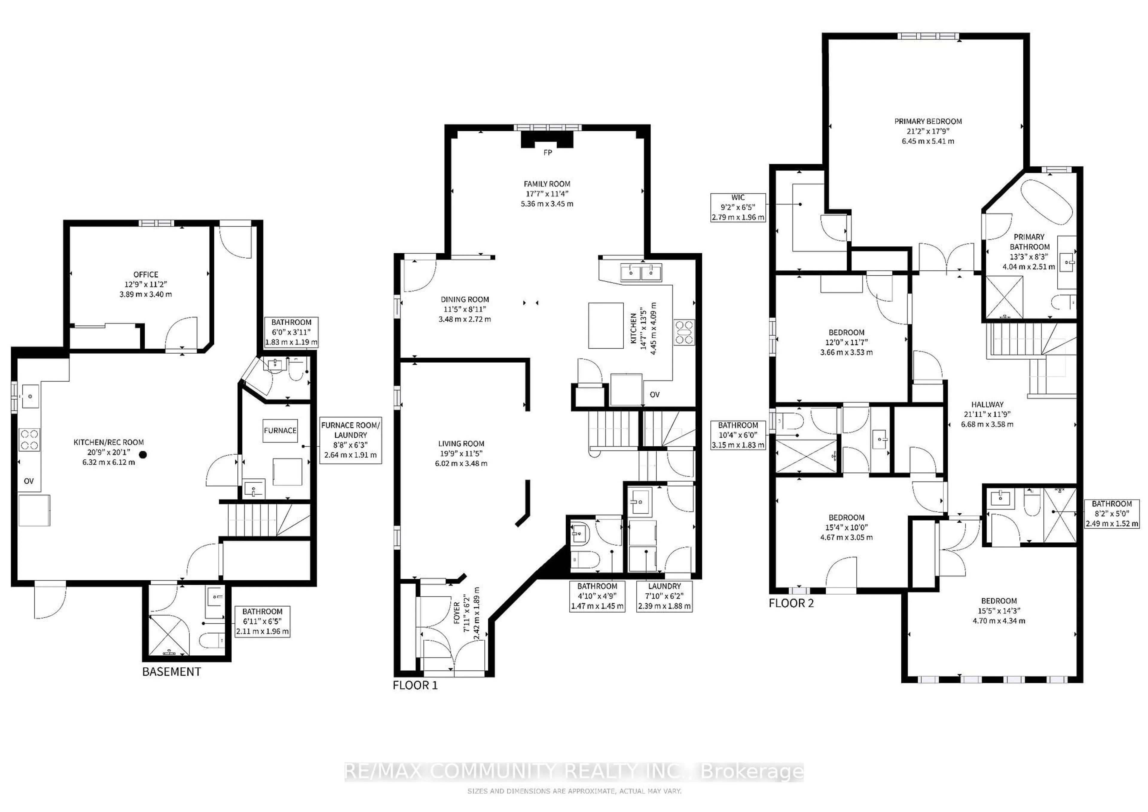 Floor plan for 10 Oxfordshire St, Markham Ontario L6C 2E1