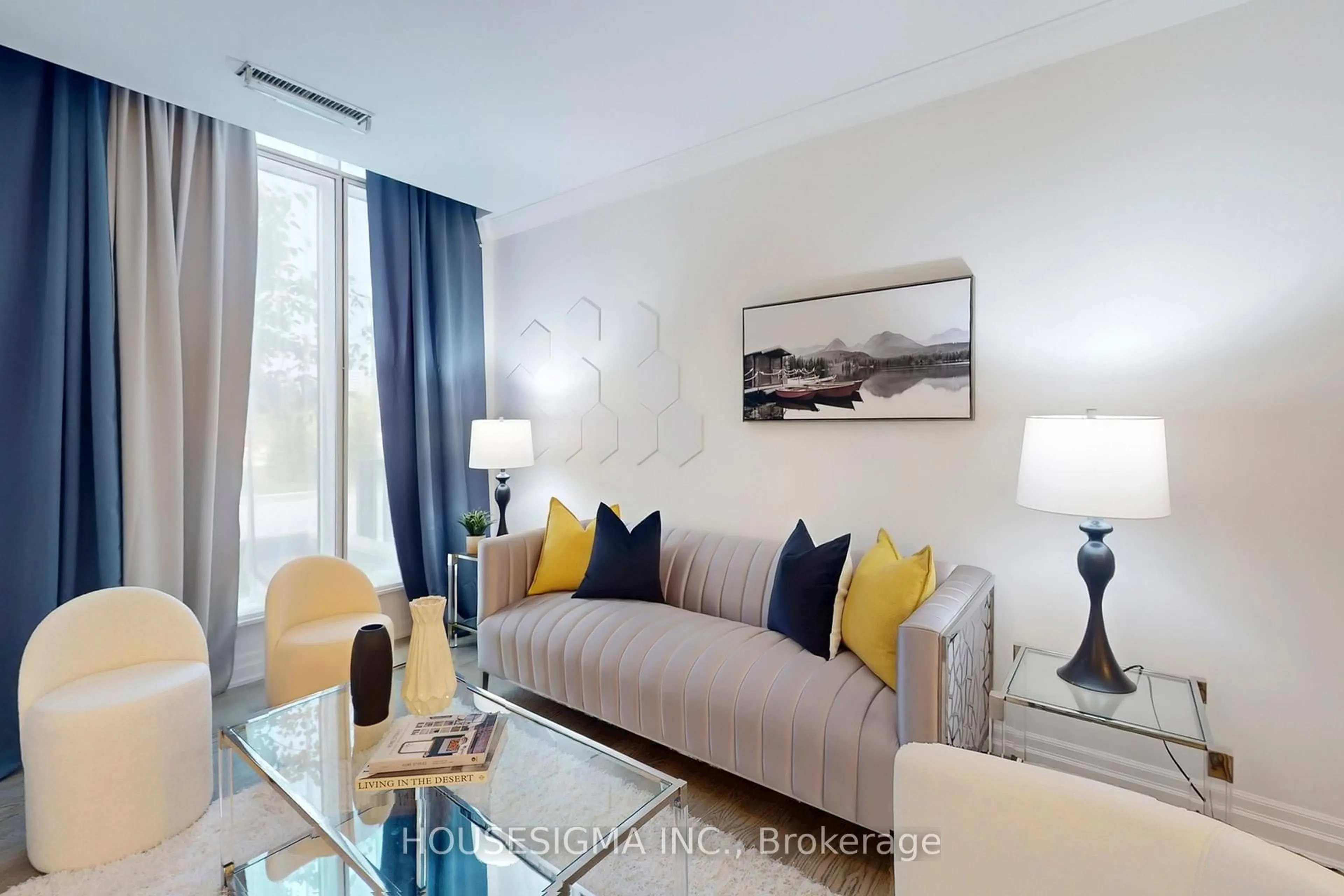 Living room with furniture, unknown for 18 Rouge Valley Dr #101, Markham Ontario L6G 0H1