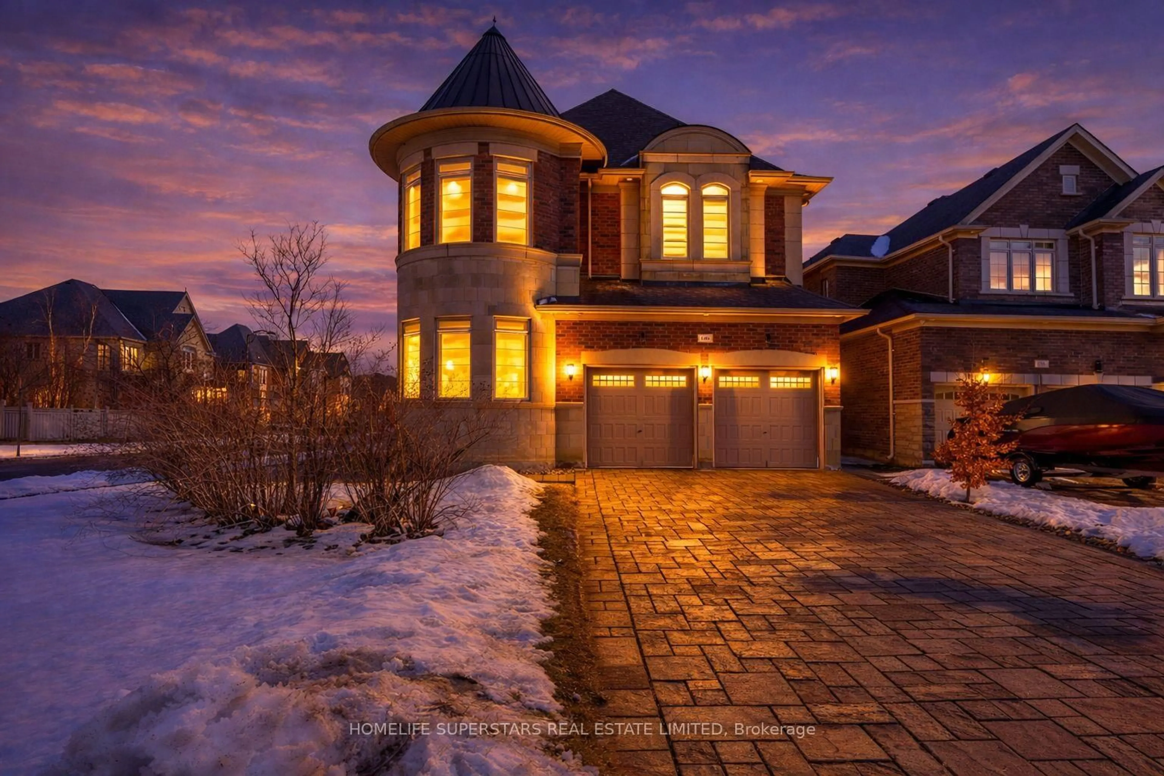 Home with brick exterior material, street for 190 Torrey Pines Rd, Vaughan Ontario L4H 3N5